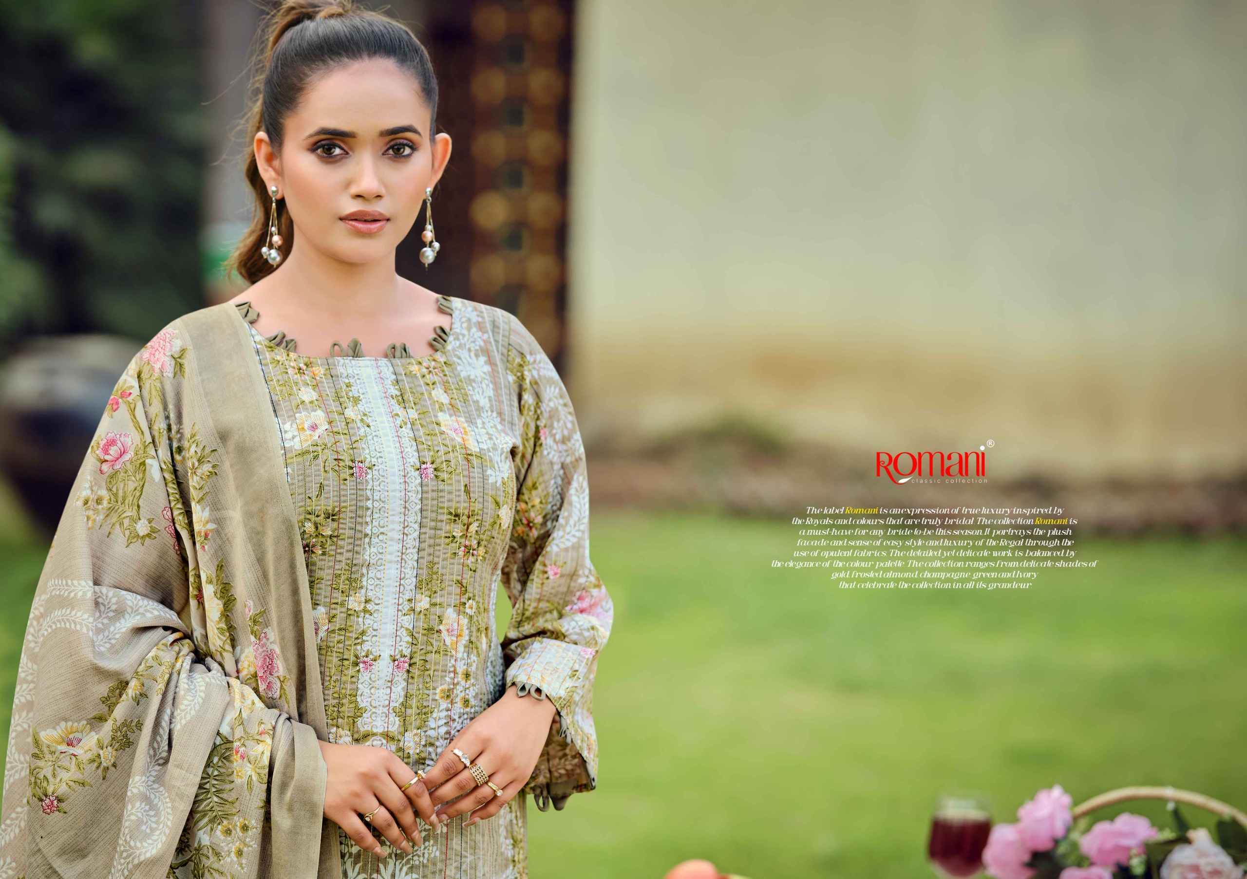 Romani Richa Cotton Salwar Kameez Wholesale Rate ( 8 Pcs Catalog )