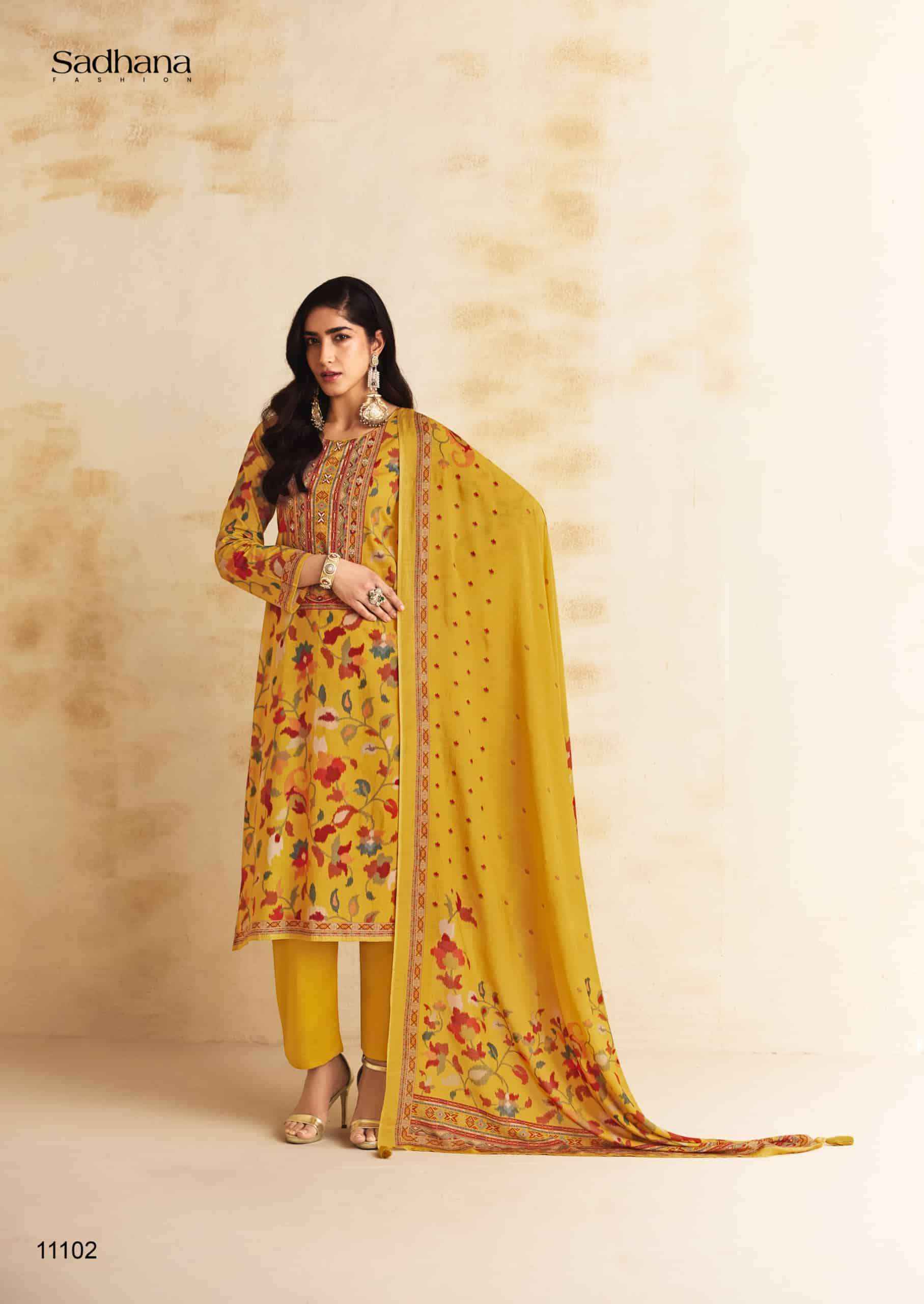 Sadhana Fashion Itrh Fancy Cotton Salwar Kameez Wholesale Rate ( 6 Pcs Catalog )