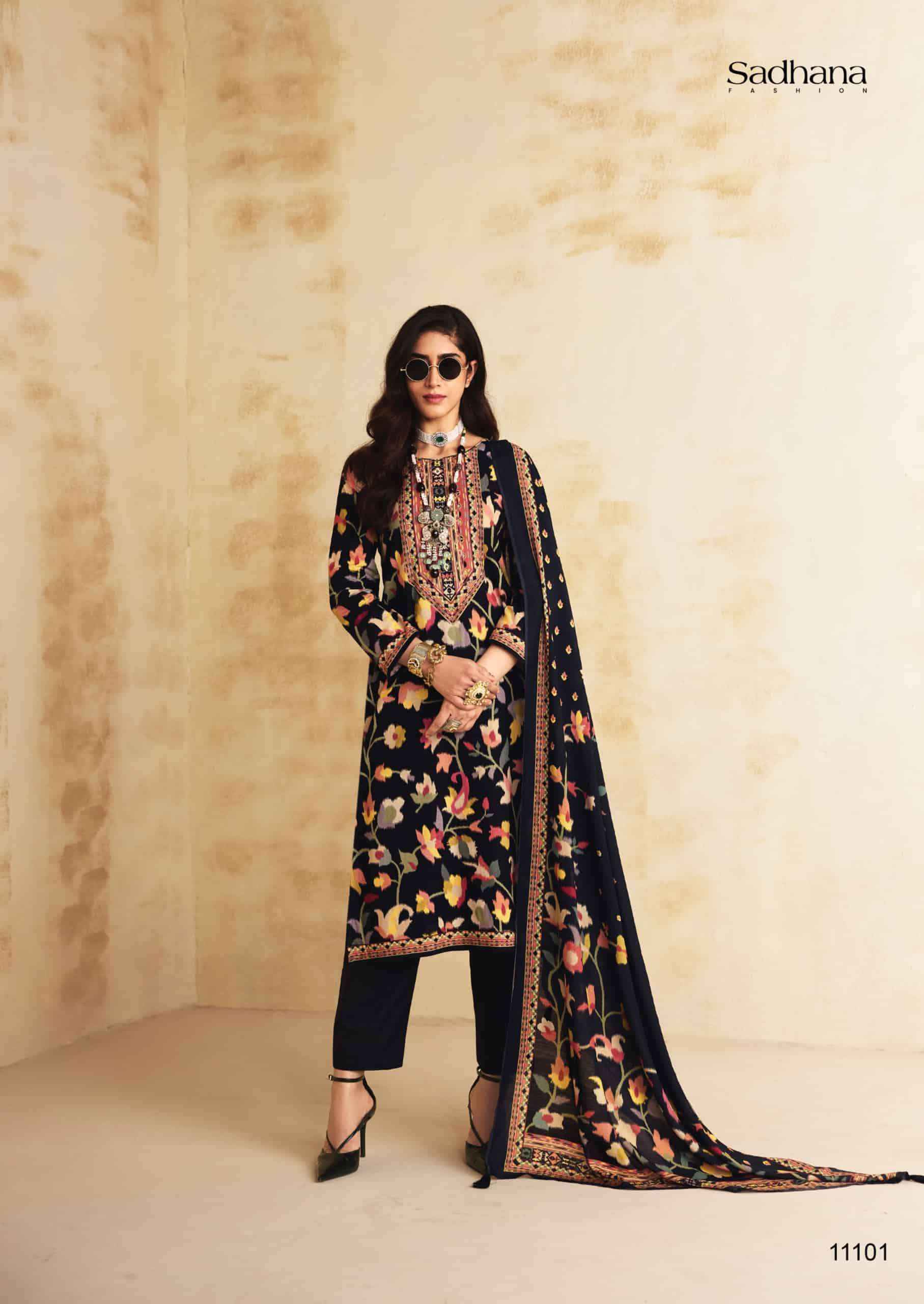 Sadhana Fashion Itrh Fancy Cotton Salwar Kameez Wholesale Rate ( 6 Pcs Catalog )