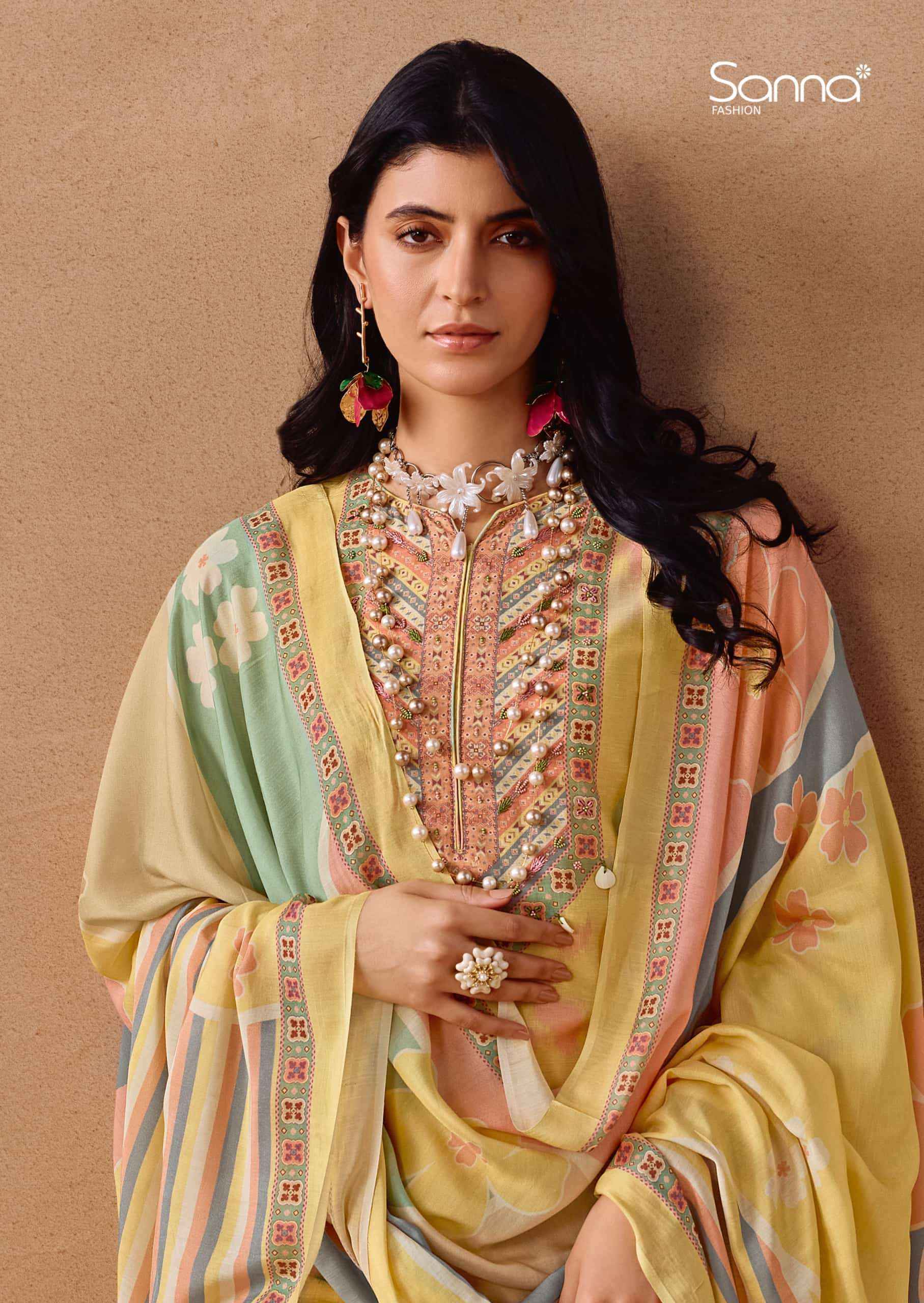 Sadhana Fashion Jazba Exclusive Linen Salwar Kameez Wholesale Rate ( 6 Pcs Catalog )