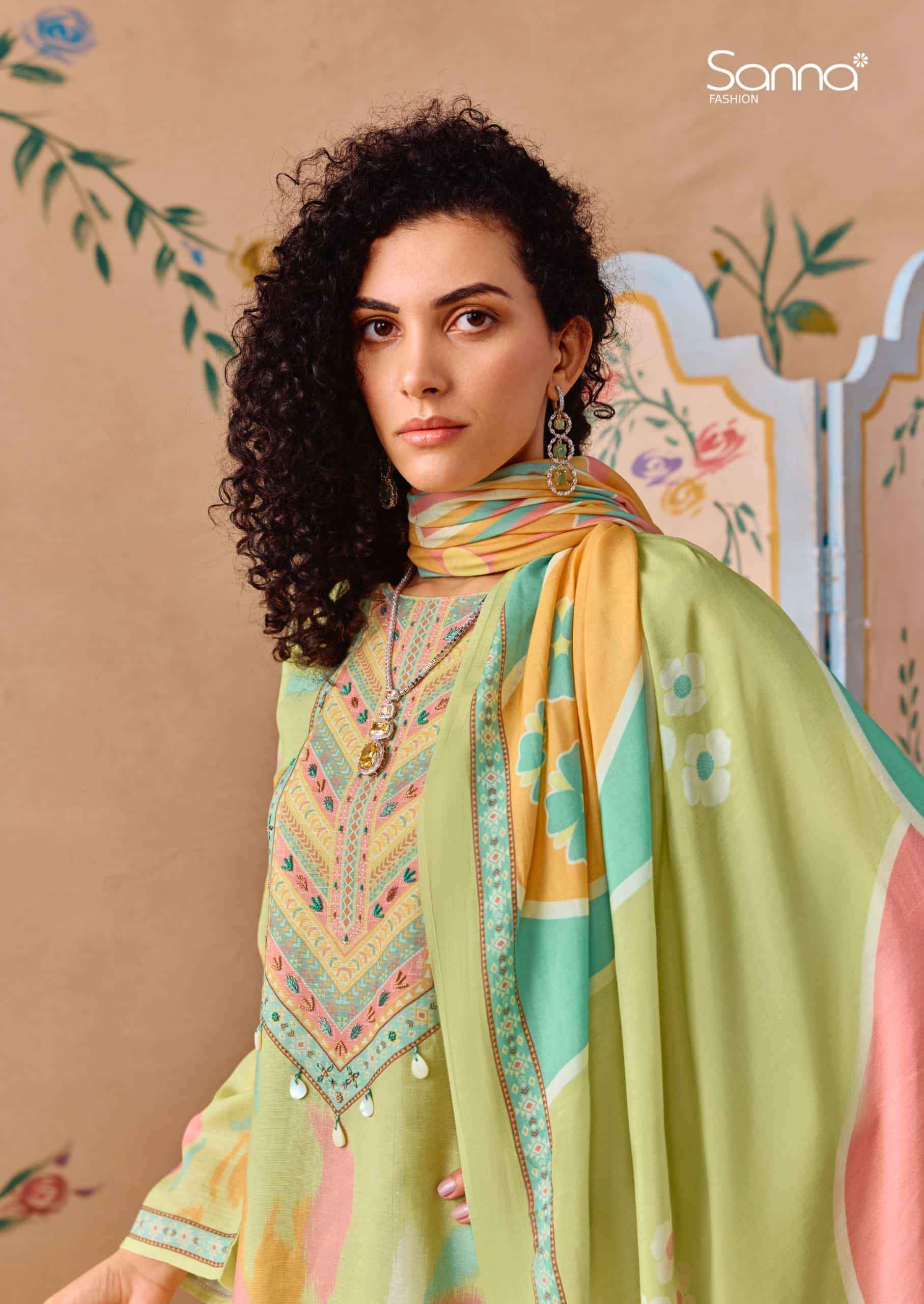 Sadhana Fashion Jazba Exclusive Linen Salwar Kameez Wholesale Rate ( 6 Pcs Catalog )