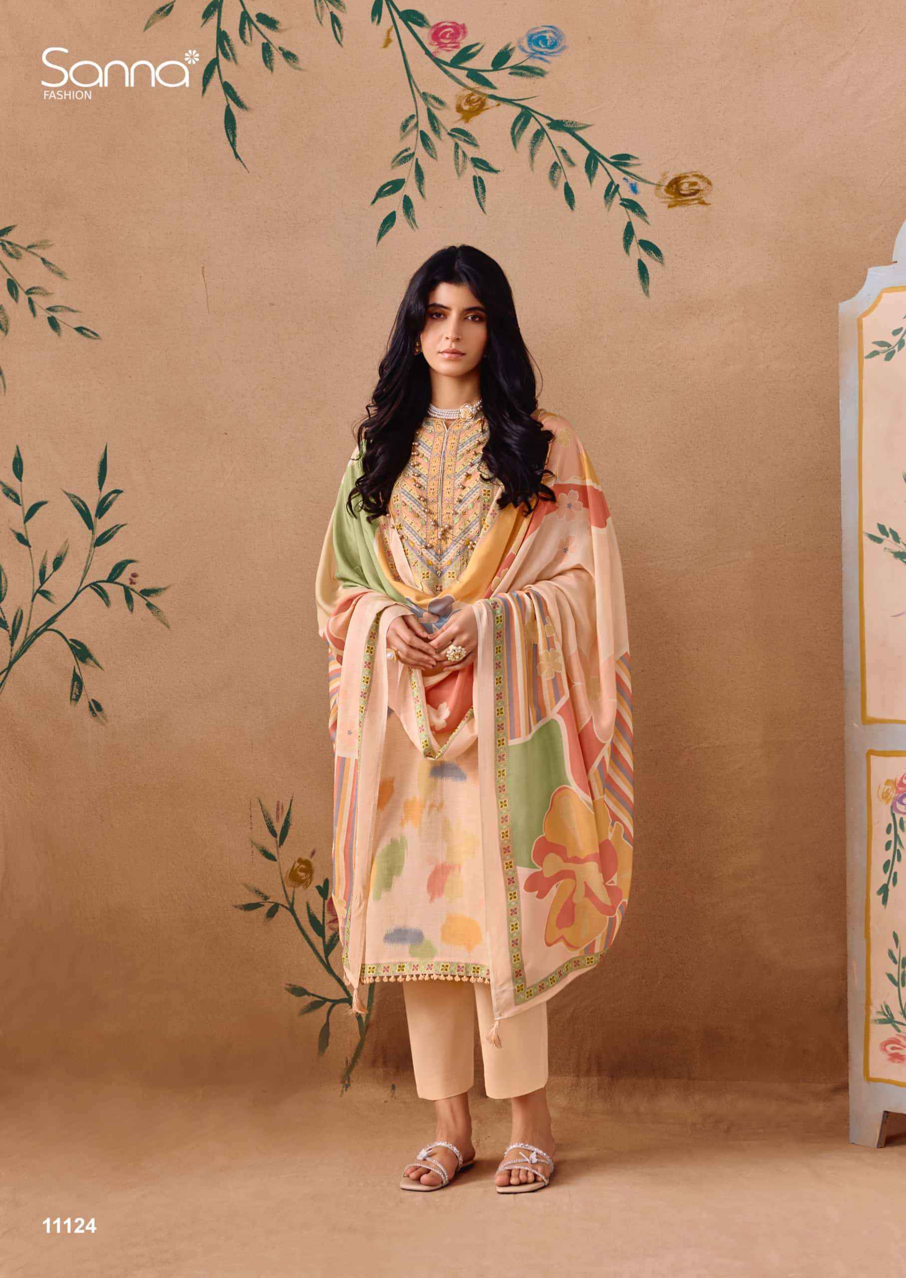 Sadhana Fashion Jazba Exclusive Linen Salwar Kameez Wholesale Rate ( 6 Pcs Catalog )