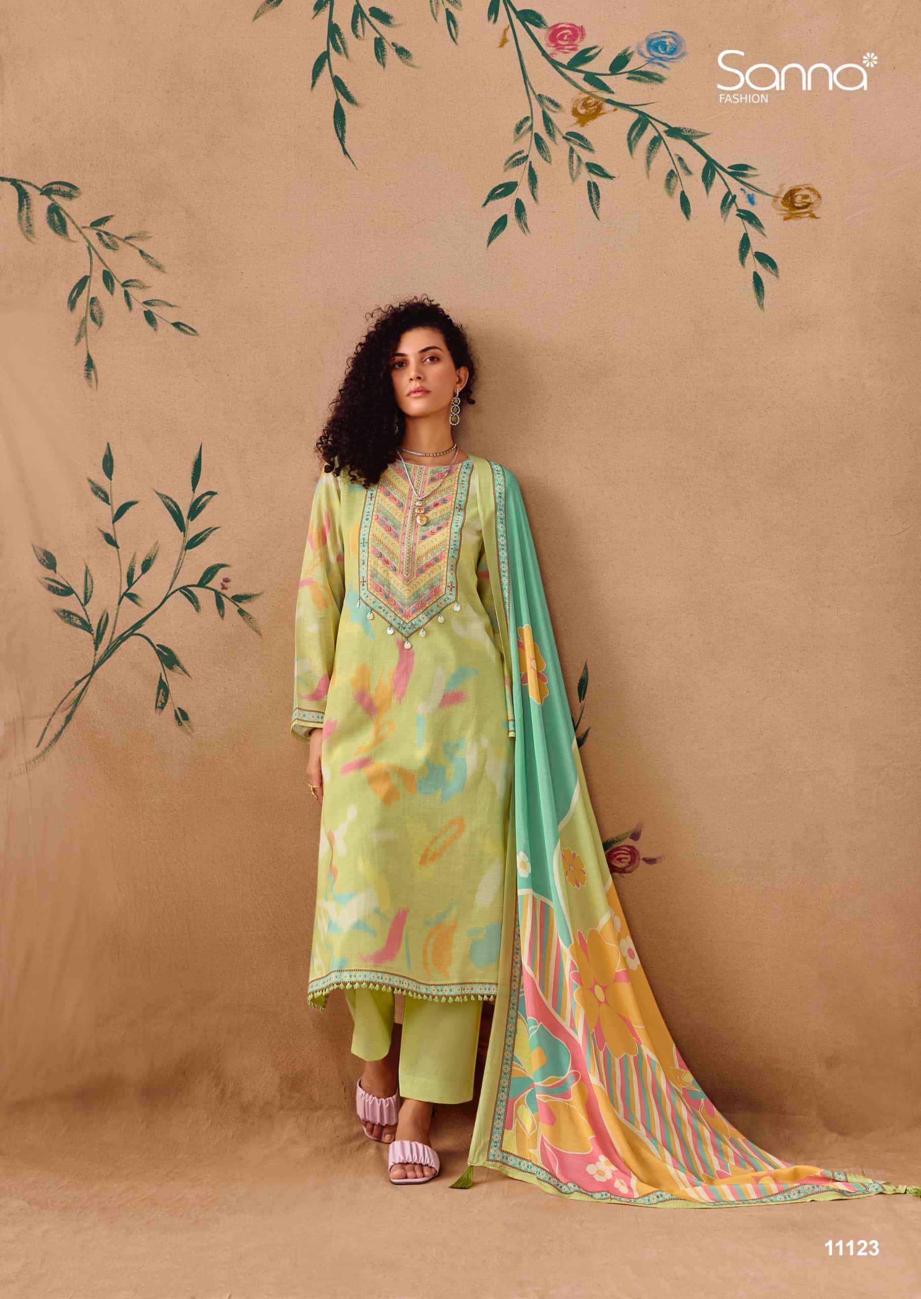 Sadhana Fashion Jazba Exclusive Linen Salwar Kameez Wholesale Rate ( 6 Pcs Catalog )