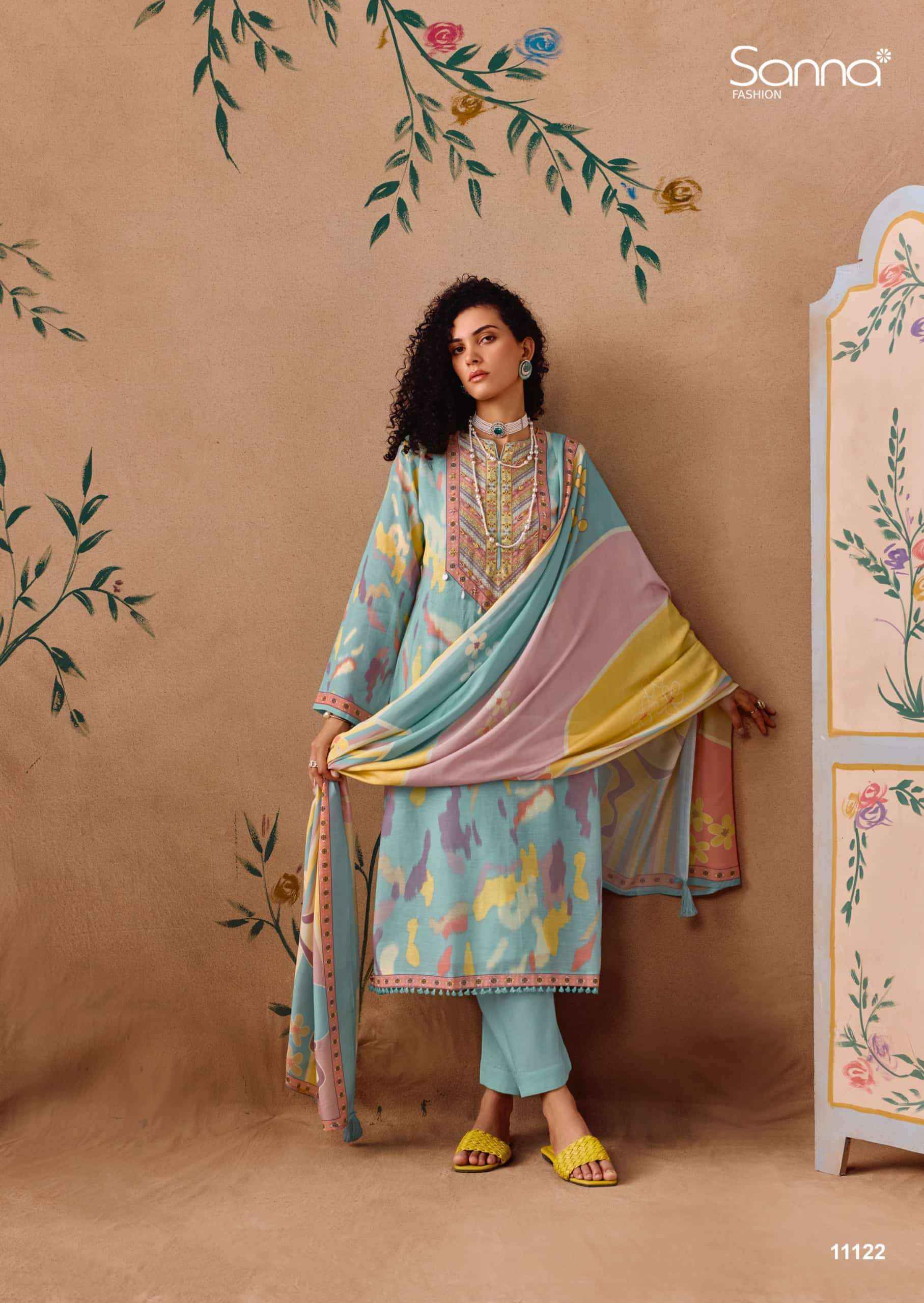 Sadhana Fashion Jazba Exclusive Linen Salwar Kameez Wholesale Rate ( 6 Pcs Catalog )