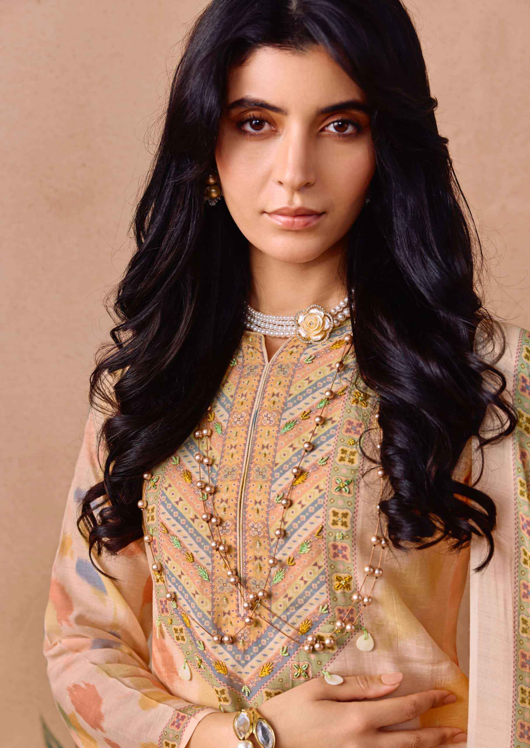 Sadhana Fashion Jazba Exclusive Linen Salwar Kameez Wholesale Rate ( 6 Pcs Catalog )