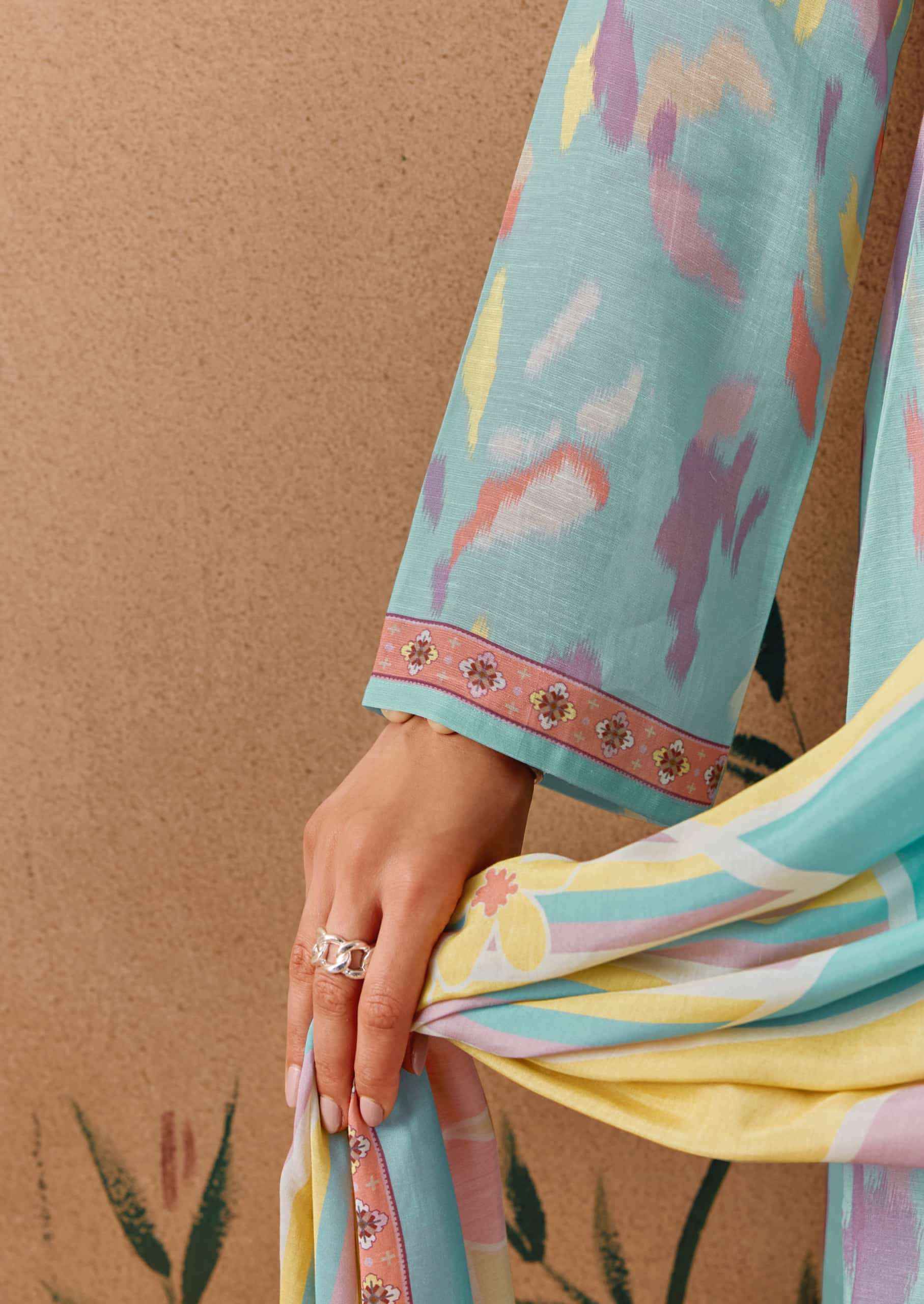 Sadhana Fashion Jazba Exclusive Linen Salwar Kameez Wholesale Rate ( 6 Pcs Catalog )