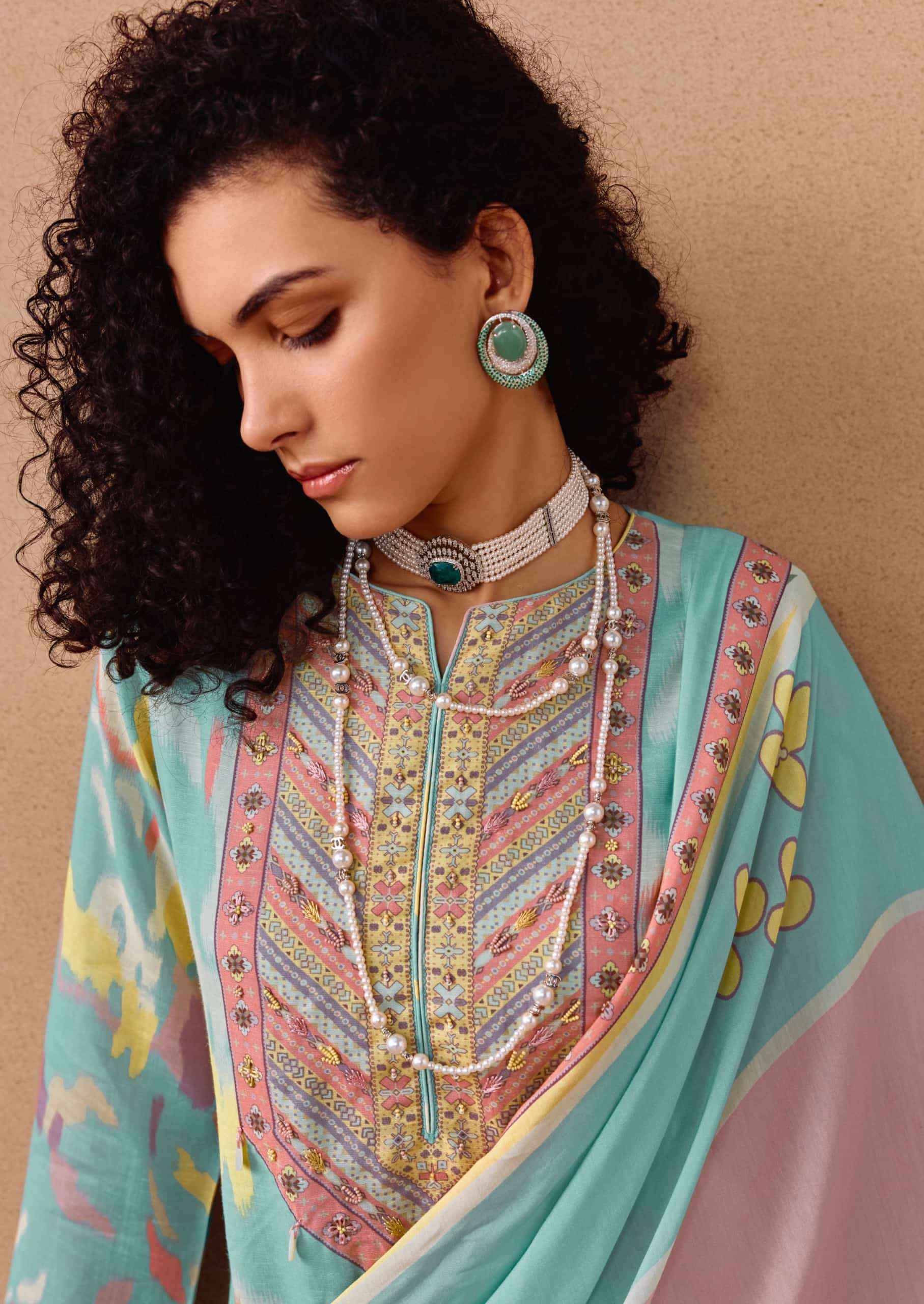 Sadhana Fashion Jazba Exclusive Linen Salwar Kameez Wholesale Rate ( 6 Pcs Catalog )