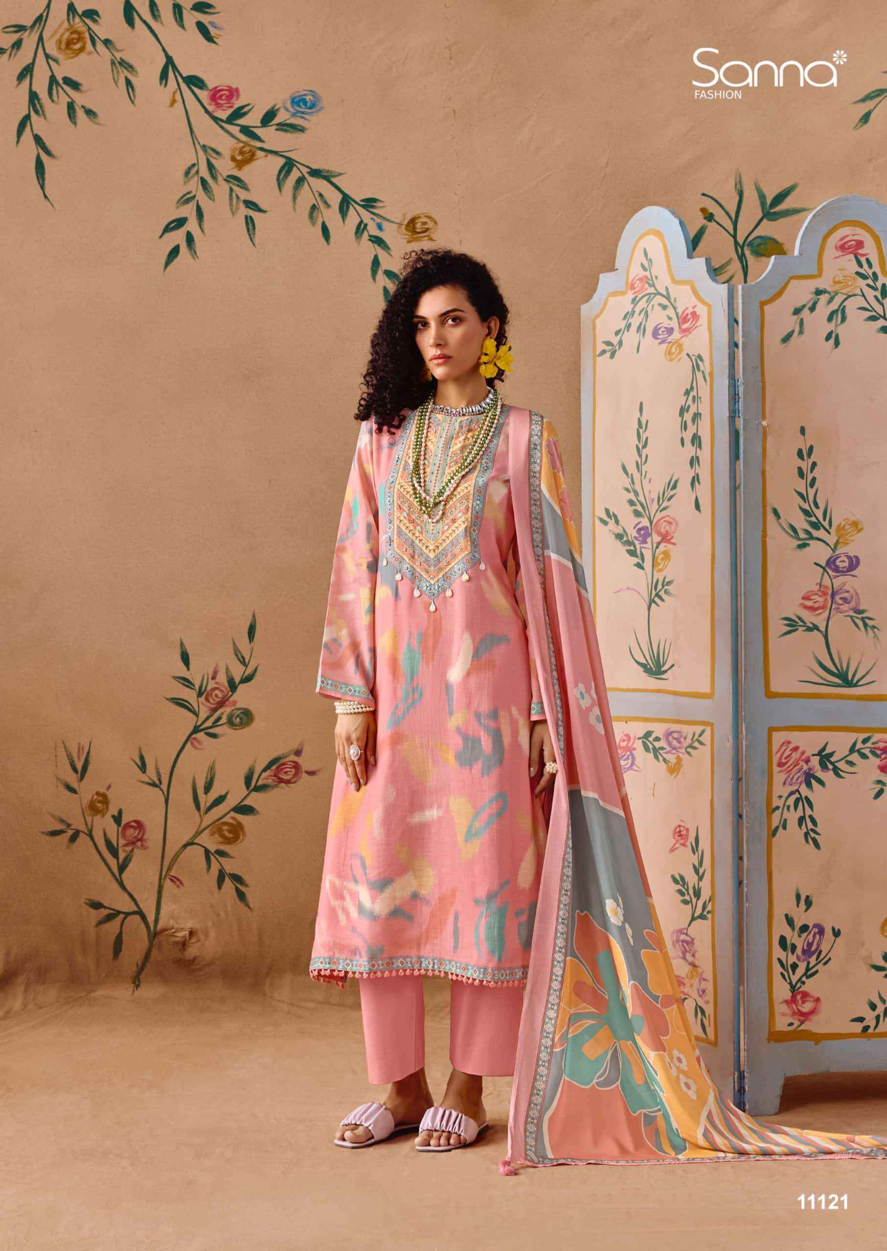 Sadhana Fashion Jazba Exclusive Linen Salwar Kameez Wholesale Rate ( 6 Pcs Catalog )