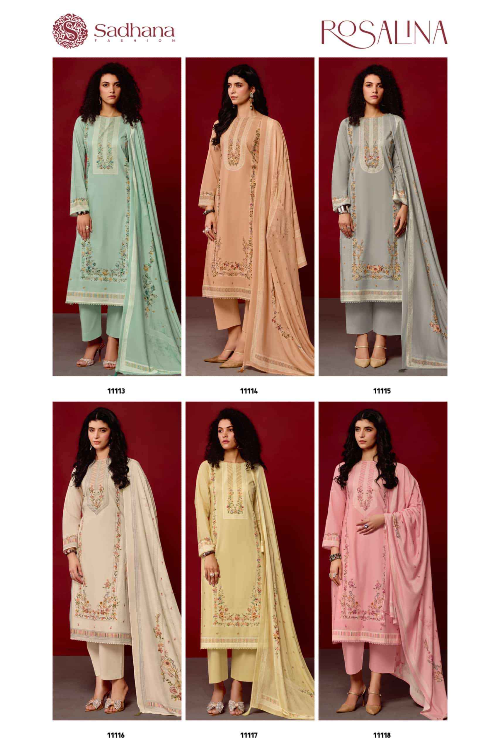 Sadhana Fashion Rosalina Cotton Salwar Kameez Wholesale Price ( 6 Pcs Catalogue )