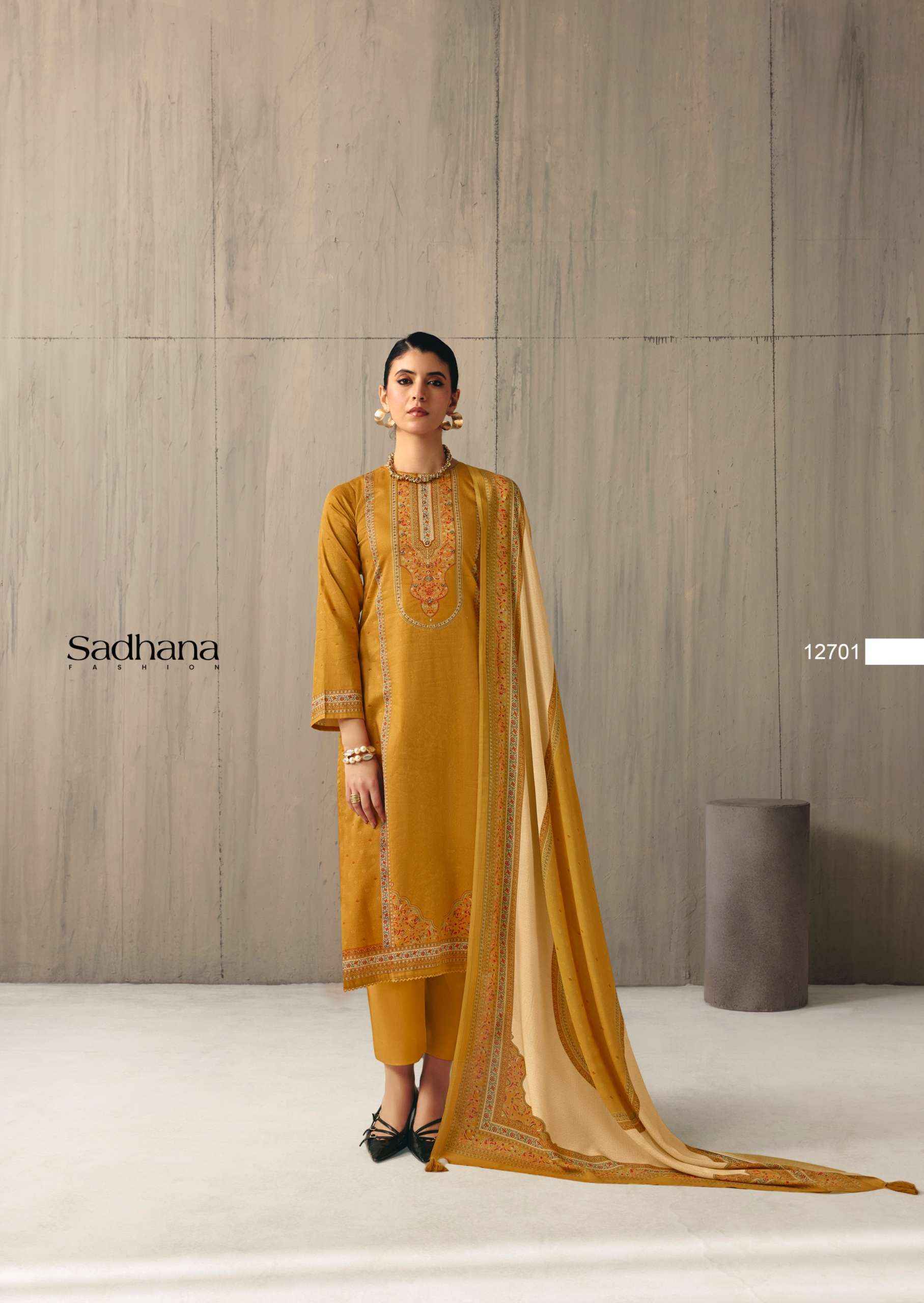 Sadhana Fashion Zeya Jam Cotton Dress Material Surat Wholesale ( 6 Pcs Catalog )