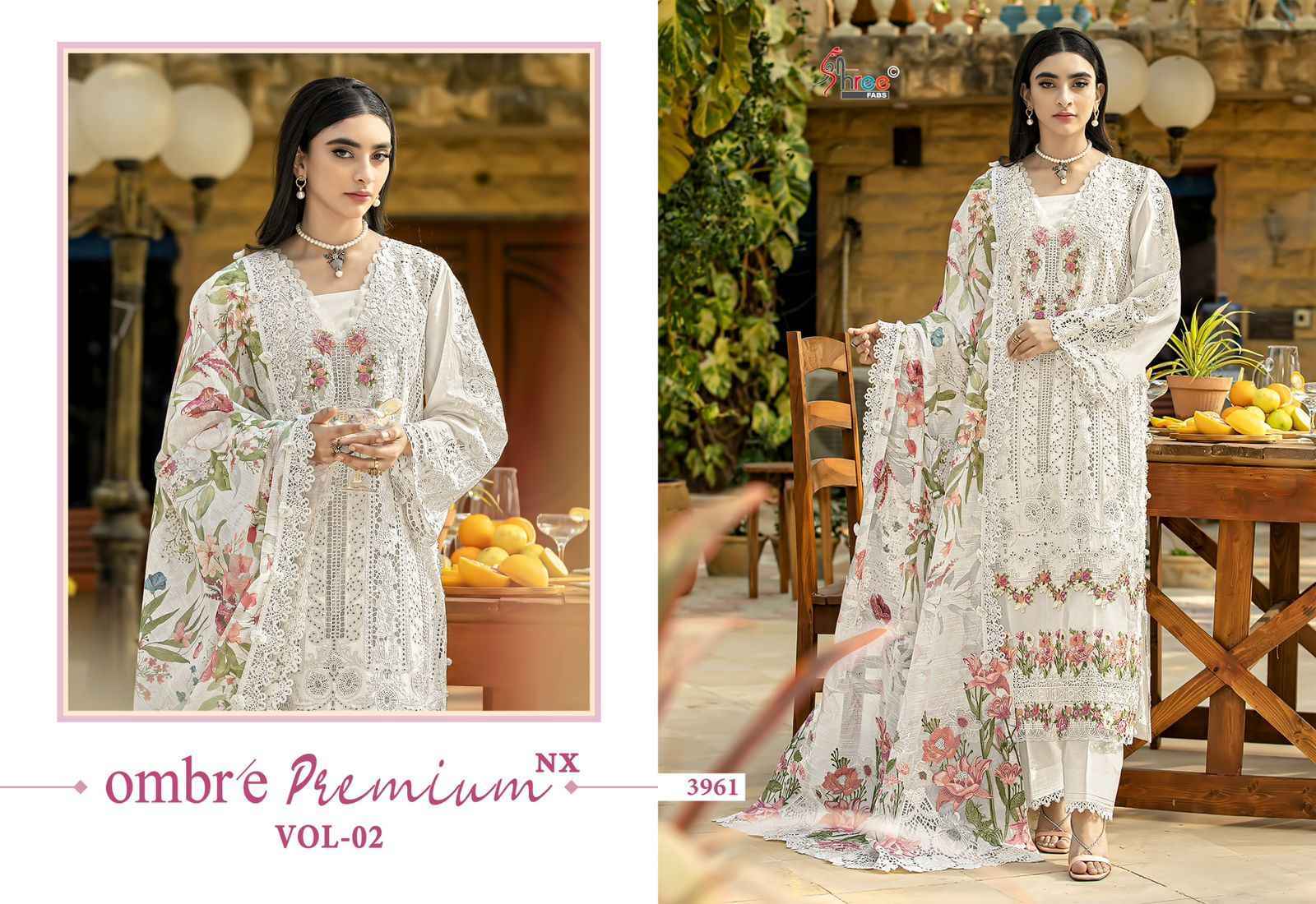 Shree Fabs Ombre Premium Nx Vol 2 Cotton Salwar Kameez Wholesale Rate ( 5 Pcs Catalog )