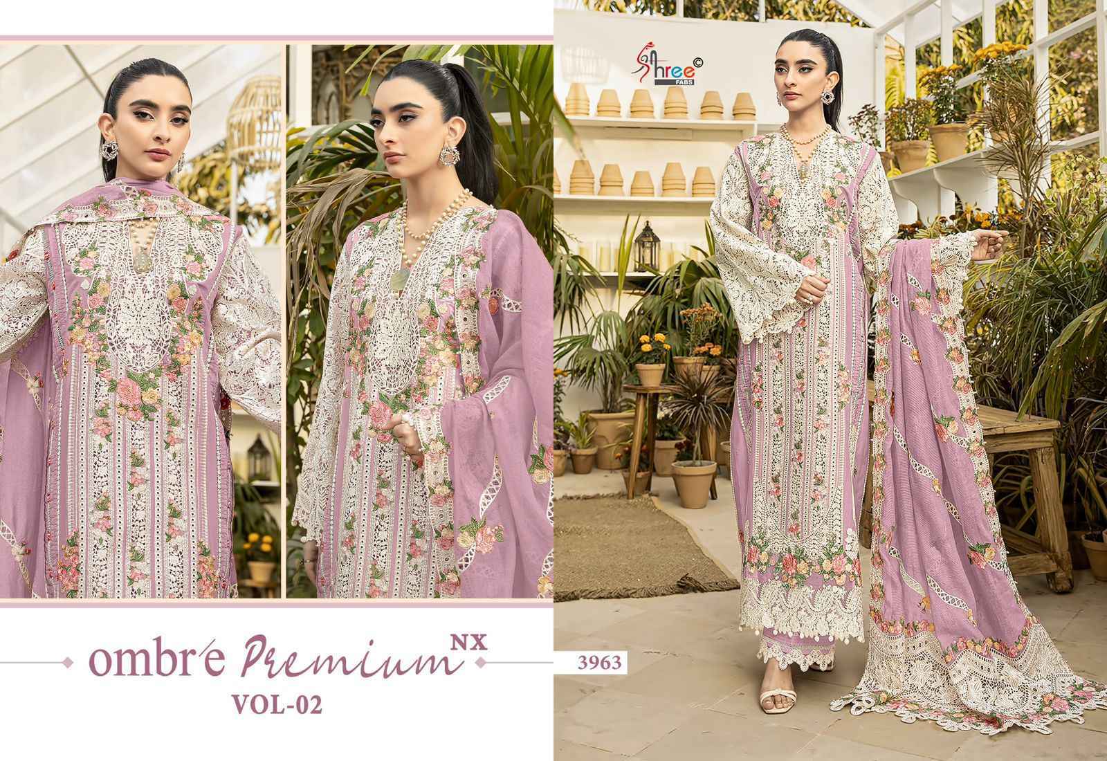 Shree Fabs Ombre Premium Nx Vol 2 Cotton Salwar Kameez Wholesale Rate ( 5 Pcs Catalog )