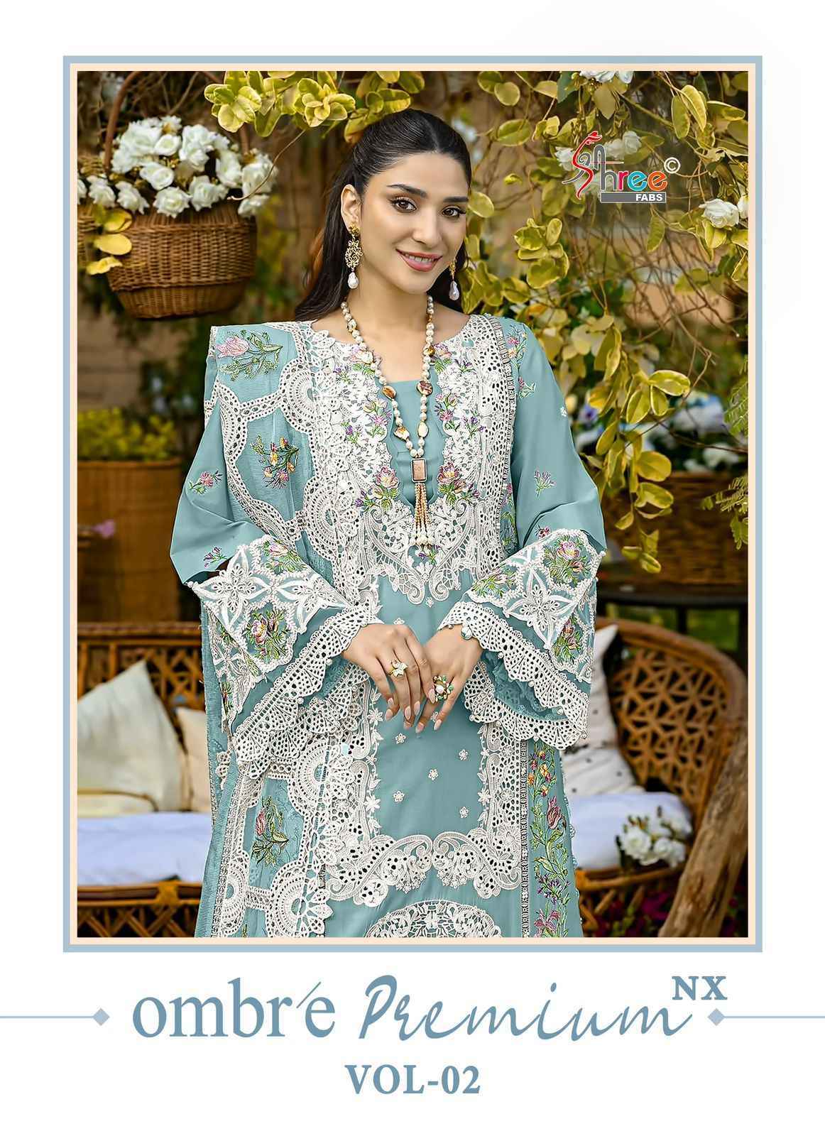 Shree Fabs Ombre Premium Nx Vol 2 Cotton Salwar Kameez Wholesale Rate ( 5 Pcs Catalog )