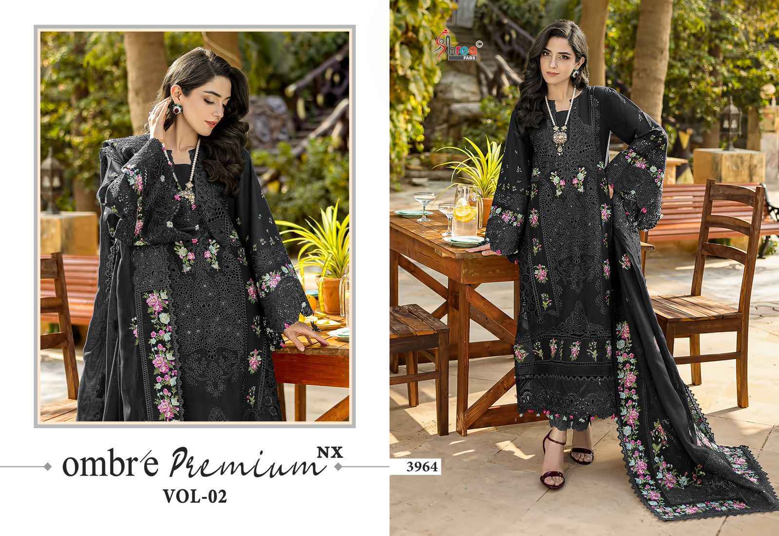 Shree Fabs Ombre Premium Nx Vol 2 Cotton Salwar Kameez Wholesale Rate ( 5 Pcs Catalog )