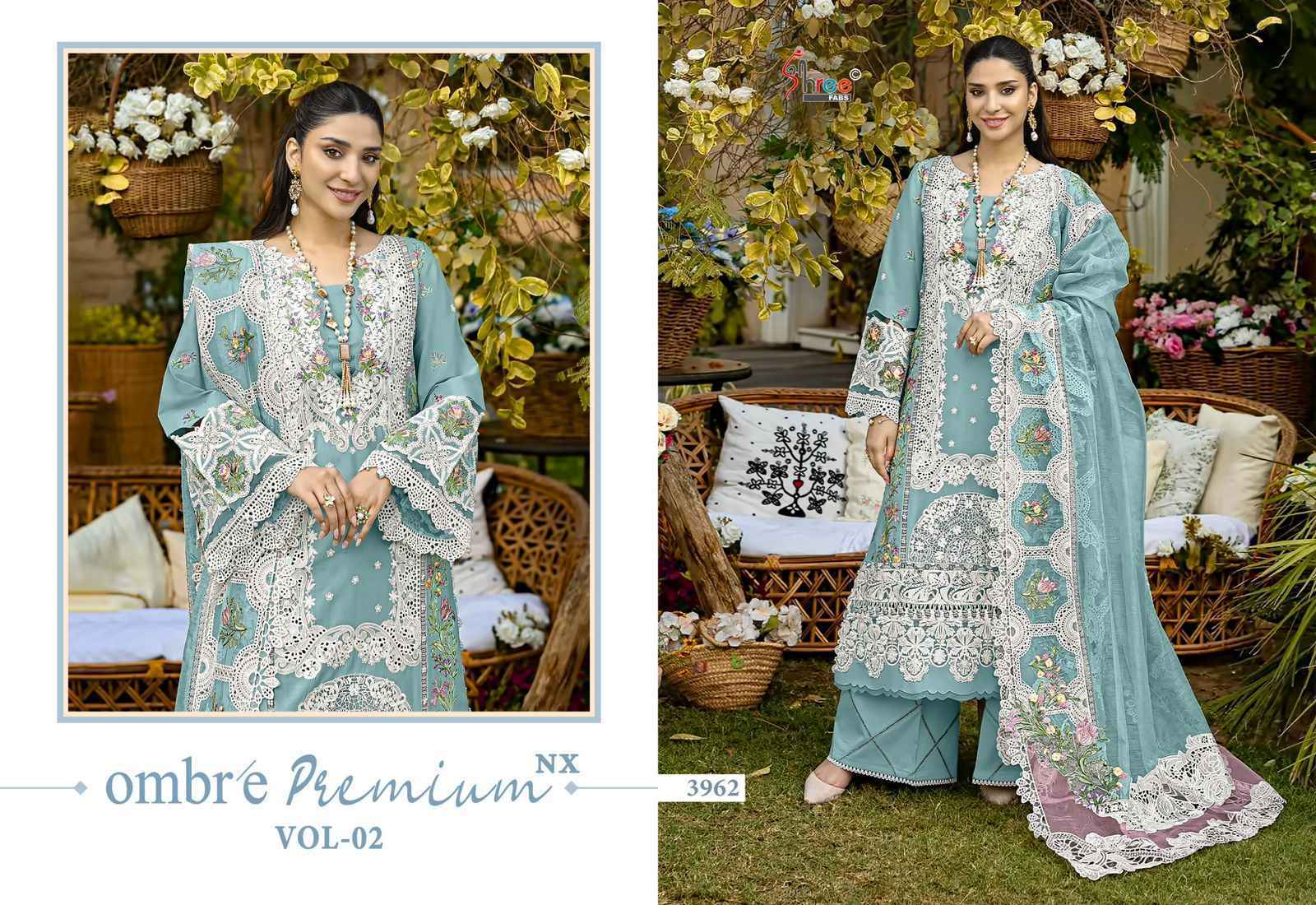 Shree Fabs Ombre Premium Nx Vol 2 Cotton Salwar Kameez Wholesale Rate ( 5 Pcs Catalog )