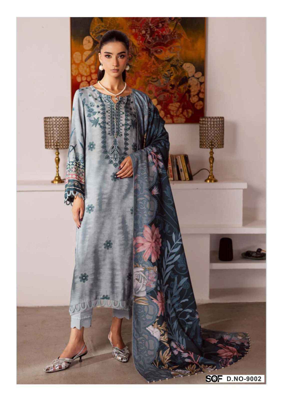 Shree Om Fab Aliya B Vol 9 Cotton Dress Material Wholesale Price ( 6 Pcs Catalog )