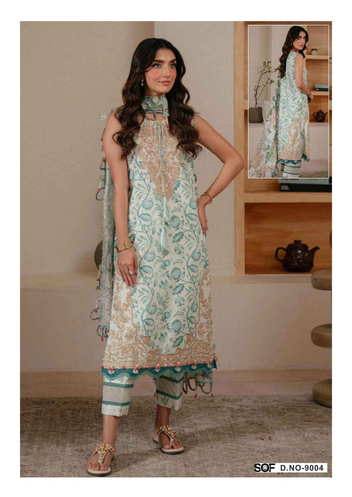 Shree Om Fab Aliya B Vol 9 Cotton Dress Material Wholesale Price ( 6 Pcs Catalog )