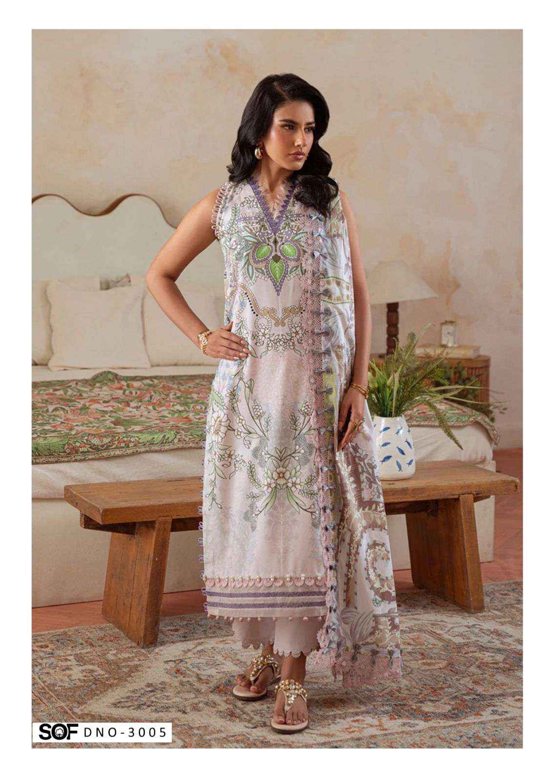 Shree Om Fab Asim Jofa Vol 3 Printed Cotton Salwar Kameez Wholesale Rate ( 6 Pcs Catalog )