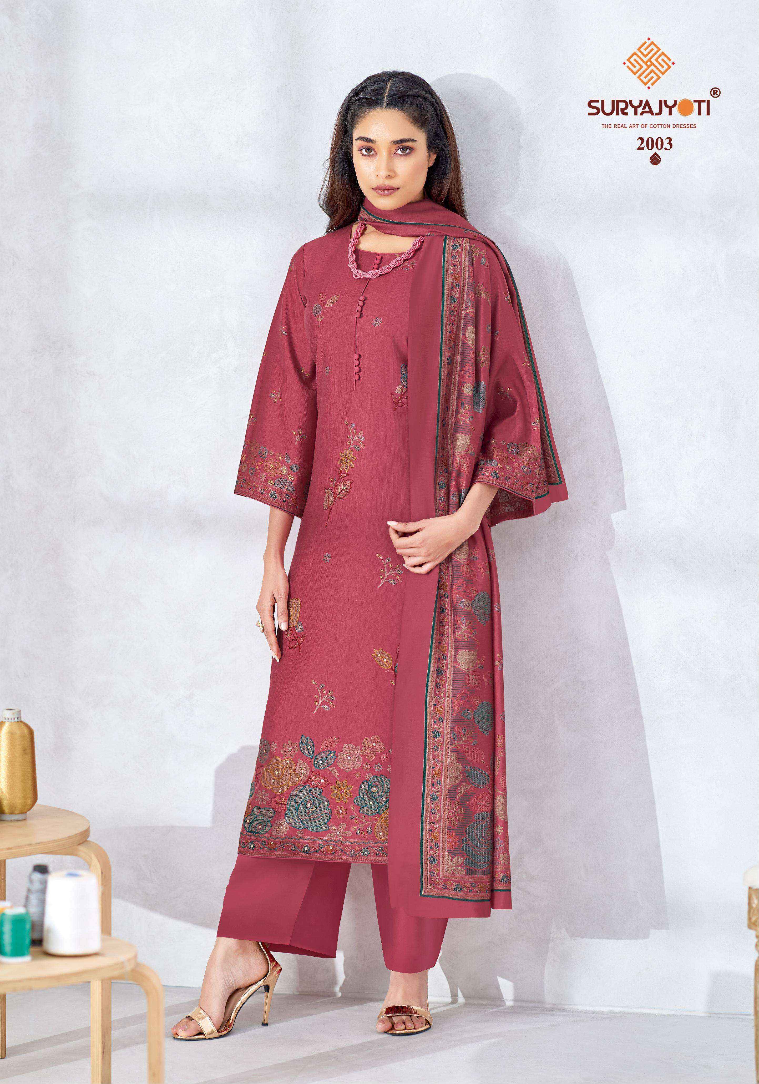 Suryajyoti Chikiri Vol 2 Roman Silk Dress Material Wholesale Price ( 6 Pcs Catalougue )