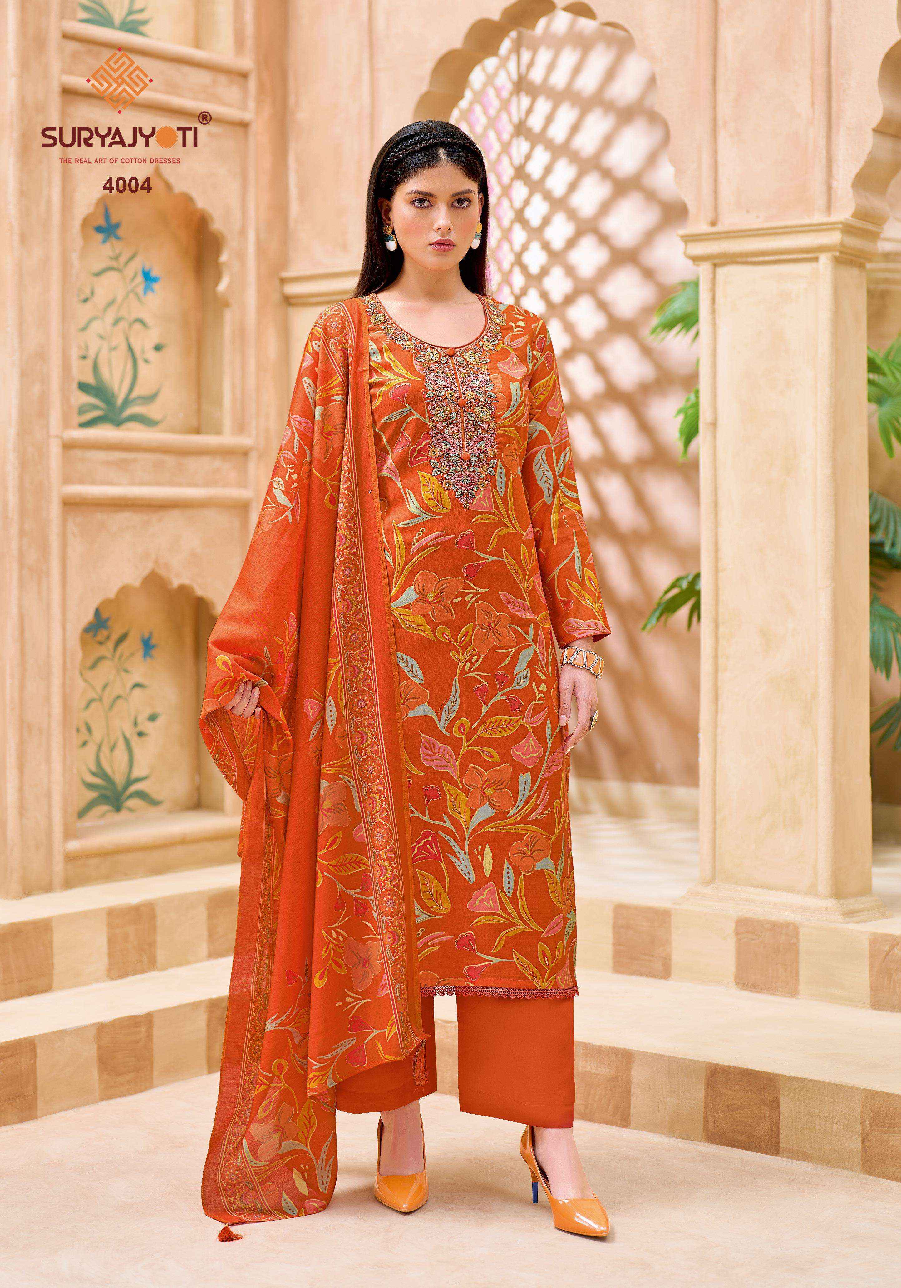 Suryajyoti Parnika Vol 1 Modal Silk Salwar Kameez Wholesale Rate ( 6 Pcs Catalog )