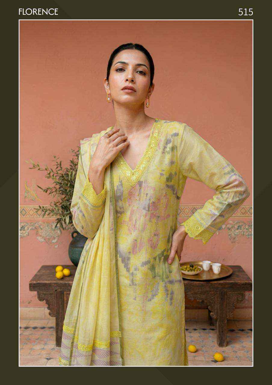 T And M Designer Florence Digital Printed Organdy Salwar Kameez Wholesale Rate ( 6 Pcs Catalog )