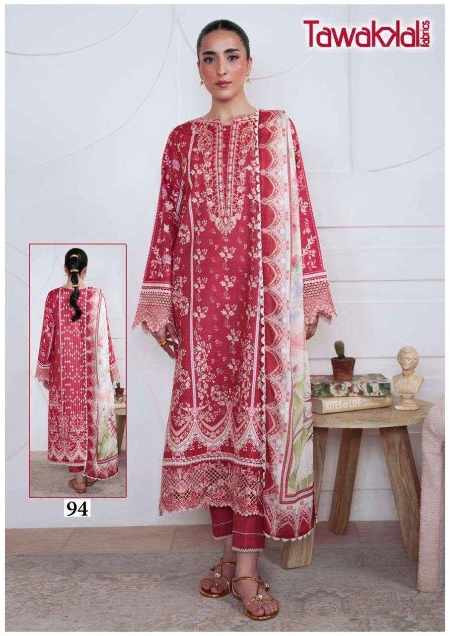 Tawakkal Mehroz Vol 10 Cotton Dress Material Wholesale Pakistani suits ( 10 pcs Catalogue )