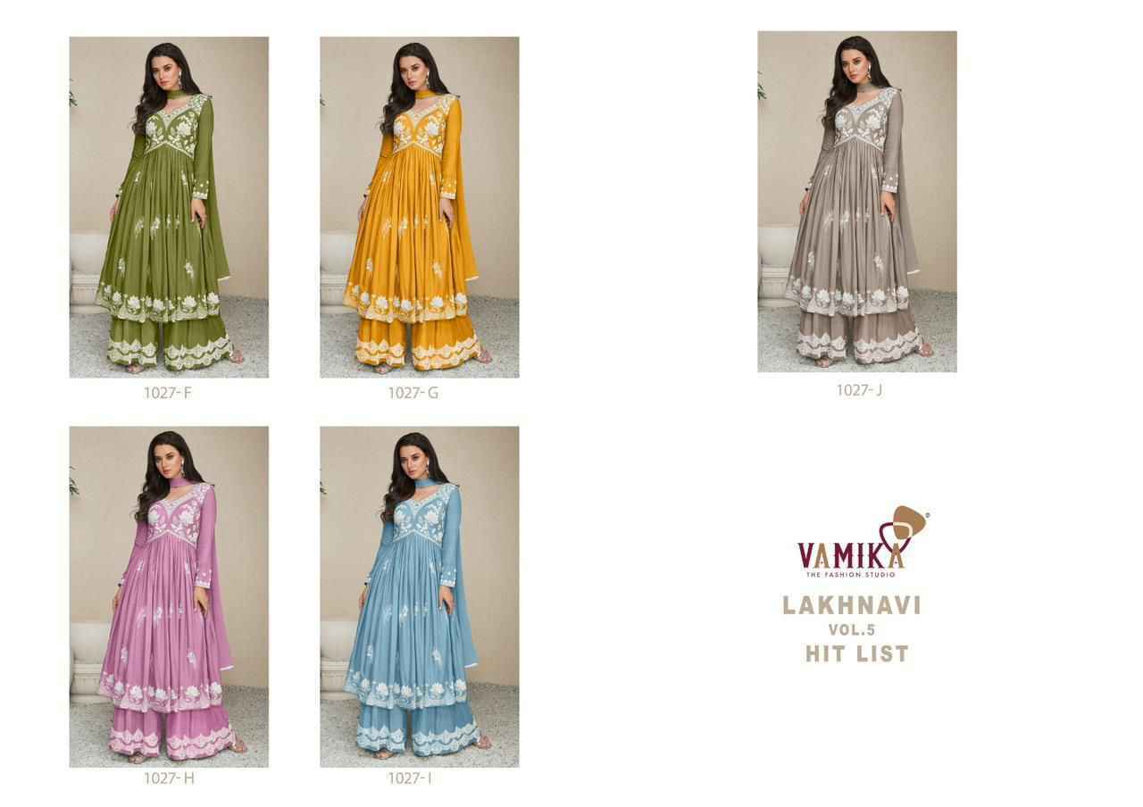 Vamika Lakhnavi Vol 5 Hit List Rayon Kurti Combo ( 5 pcs Catalogue )