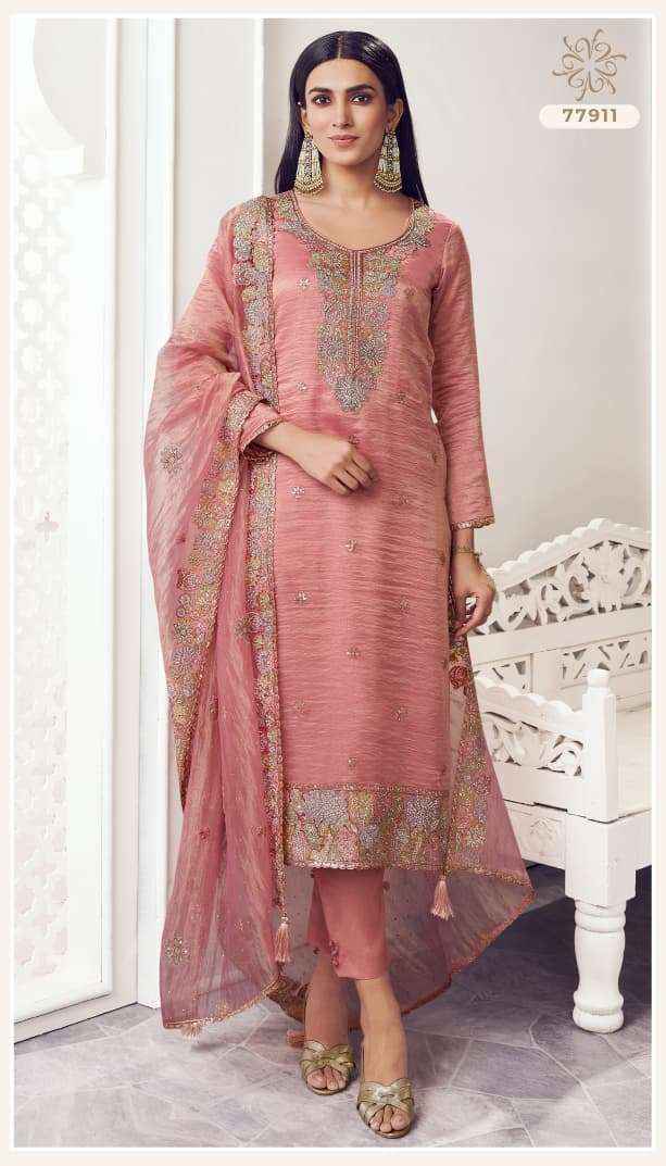 Vinay Fashion Kuleesh Poshak Partywear Style Designer Suit Wholesale Rate ( 4 Pcs Catalog )