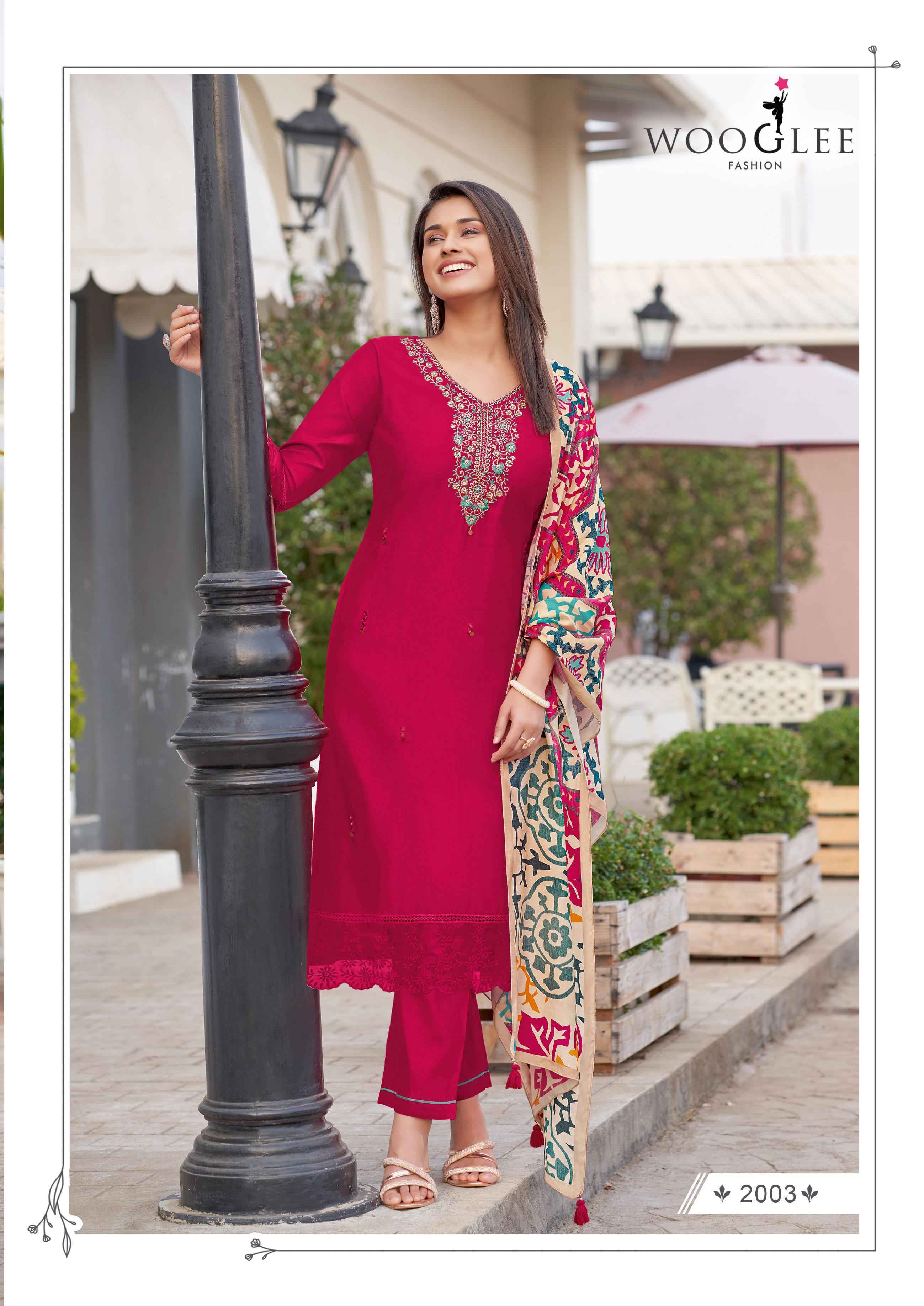Wooglee Ehsaas Viscose Kurti Combo Ste Wholesale Rate ( 6 Pcs Catalog )