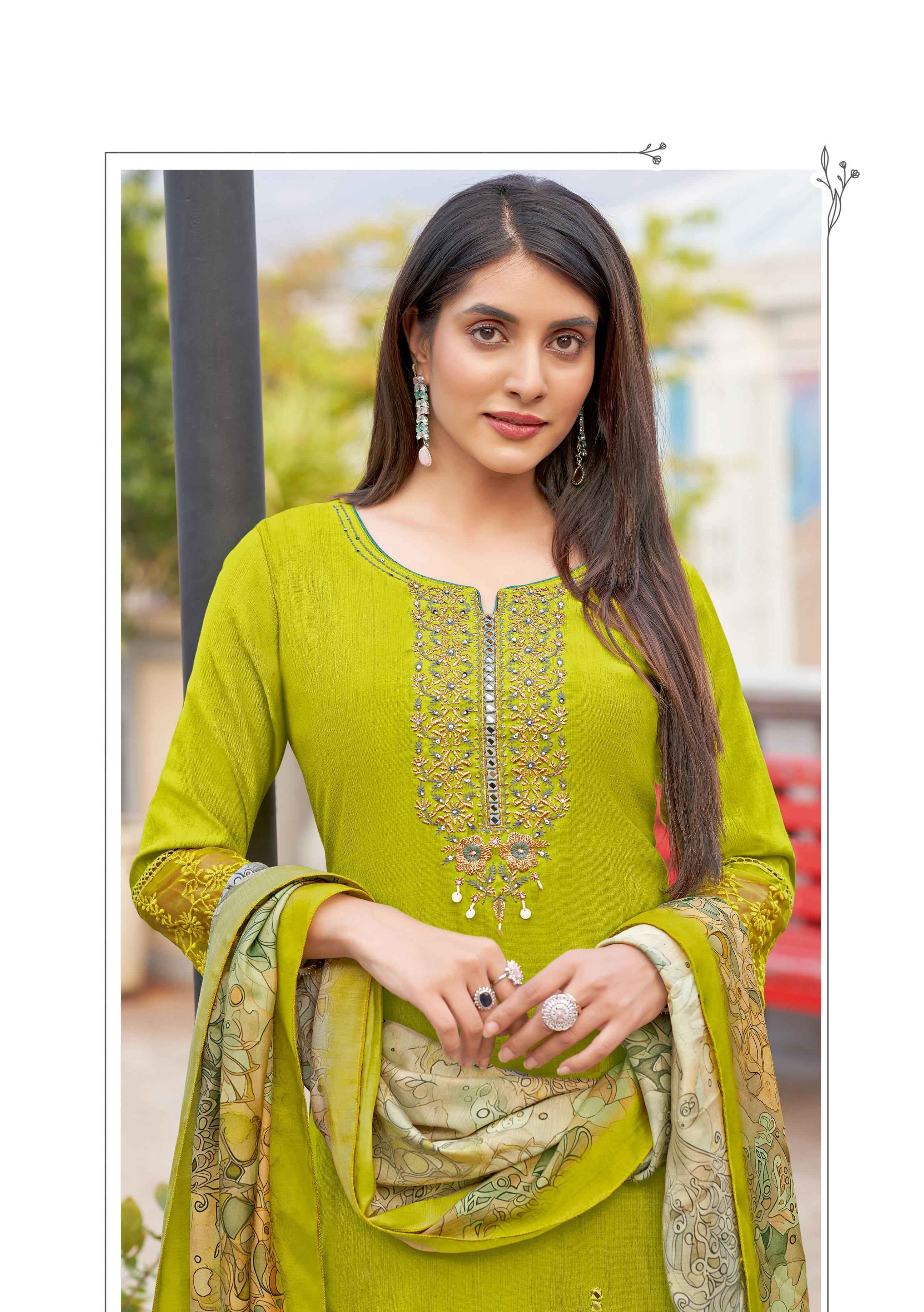 Wooglee Ehsaas Viscose Kurti Combo Ste Wholesale Rate ( 6 Pcs Catalog )