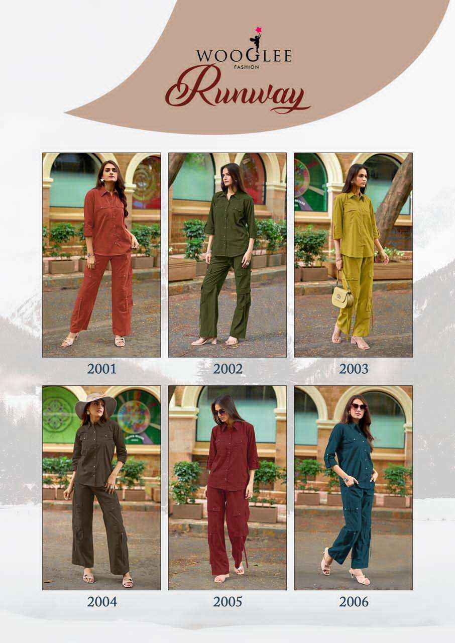 Wooglee Fashion Runway Premium Wear Cord Set Wholesale Price ( 6 Pcs Catalogue )