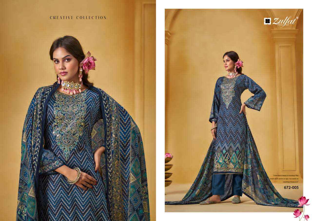 Zulfat Designer Sajni Vol 9 Pure Jam Cotton Dress Material Wholesale Price ( 6 Pcs Catalogue )