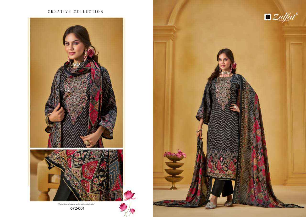 Zulfat Designer Sajni Vol 9 Pure Jam Cotton Dress Material Wholesale Price ( 6 Pcs Catalogue )