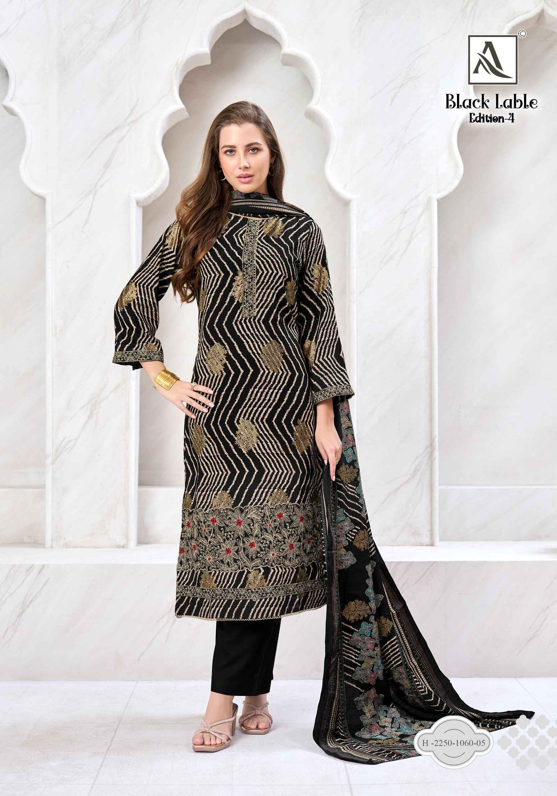 Alok Black Lable Edition 4 Rayon Dress Material Wholesale Price ( 6 pcs Catalogue )