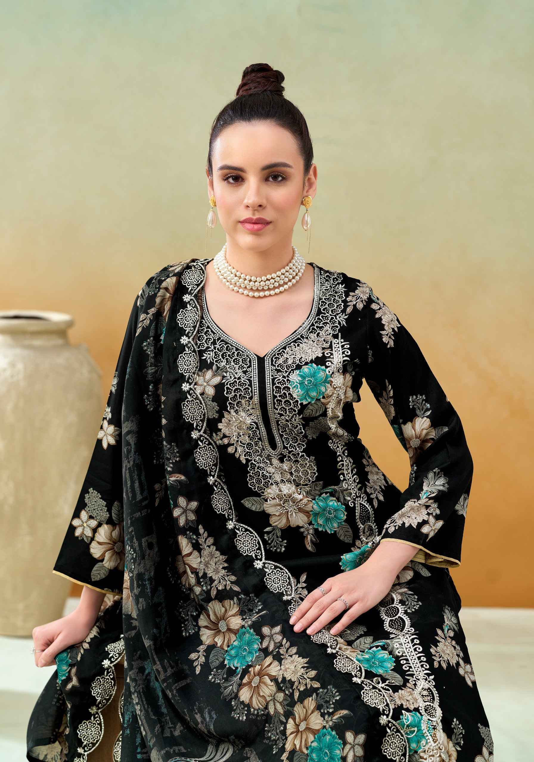 Alok Black Moon Edition 2 Viscose Reyon Salwar Kameez Wholesale Rate ( 6 Pcs Catalog )