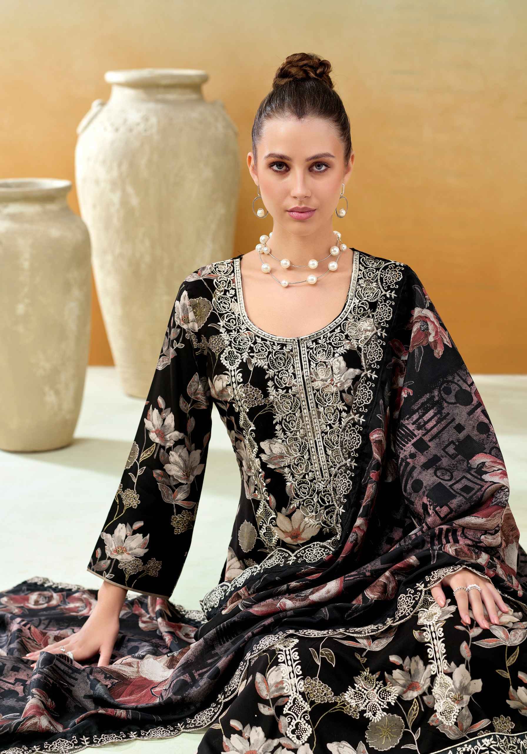 Alok Black Moon Edition 2 Viscose Reyon Salwar Kameez Wholesale Rate ( 6 Pcs Catalog )
