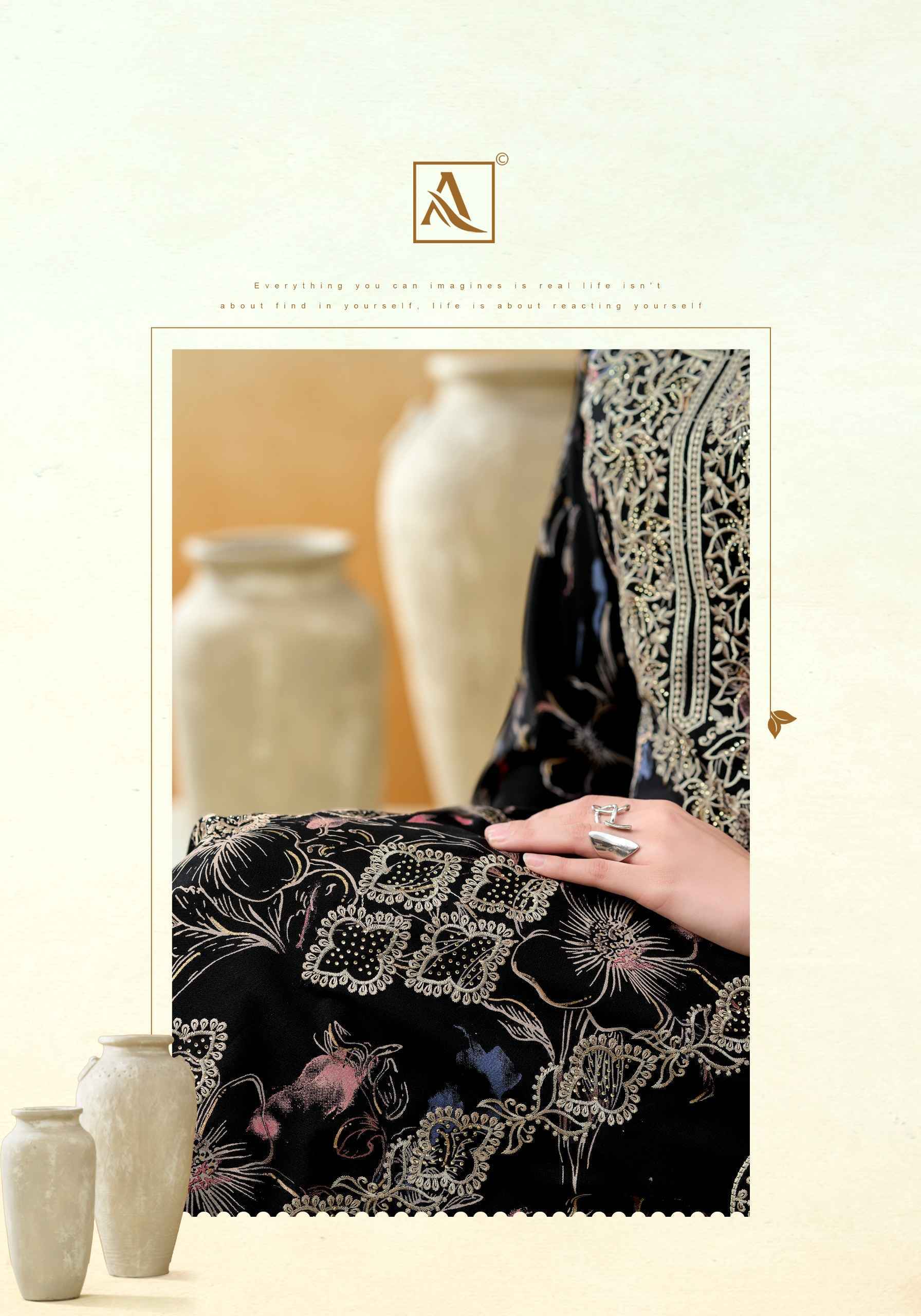 Alok Black Moon Edition 2 Viscose Reyon Salwar Kameez Wholesale Rate ( 6 Pcs Catalog )