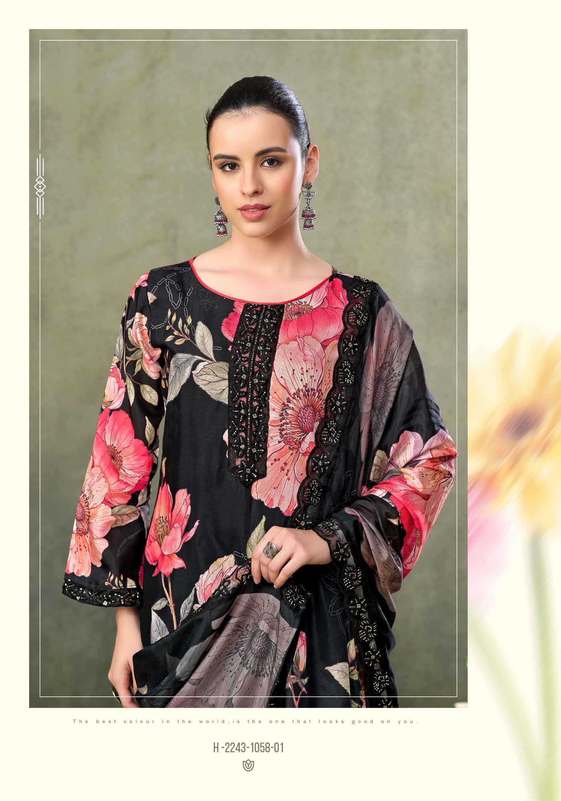 Alok Fariha Edition 6 Muslin Salwar Kameez Wholesale Rate ( 8 Pcs Catalog )