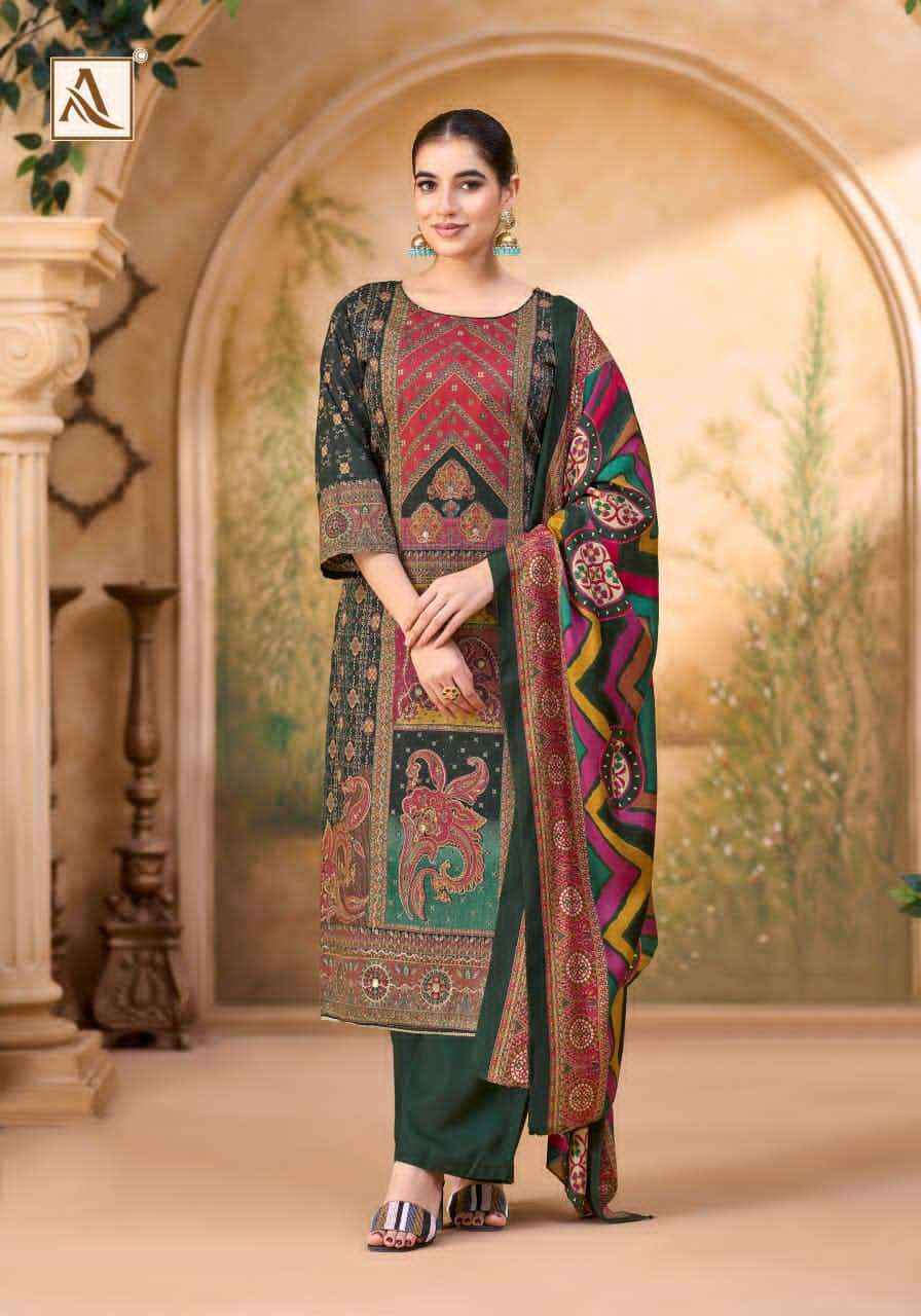 Alok Suit Roop Rekha Fancy Ladies Salwar Kameez Wholesale Rate ( 6 Pcs Catalog )