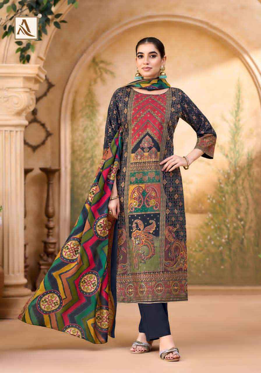 Alok Suit Roop Rekha Fancy Ladies Salwar Kameez Wholesale Rate ( 6 Pcs Catalog )