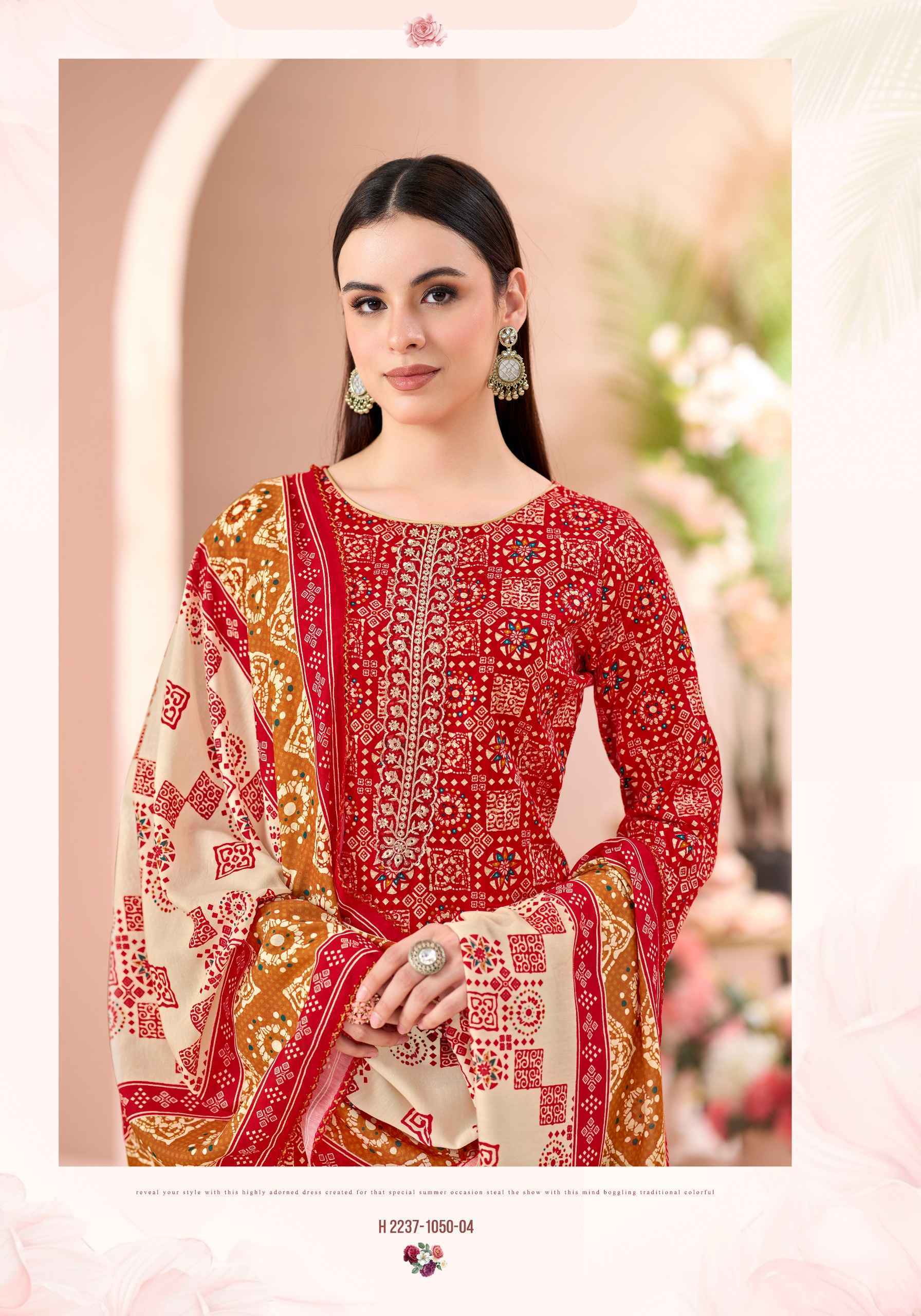 Alok Sweety Zam Cotton Salwar Kameez Wholesale Rate ( 4 Pcs Catalog )