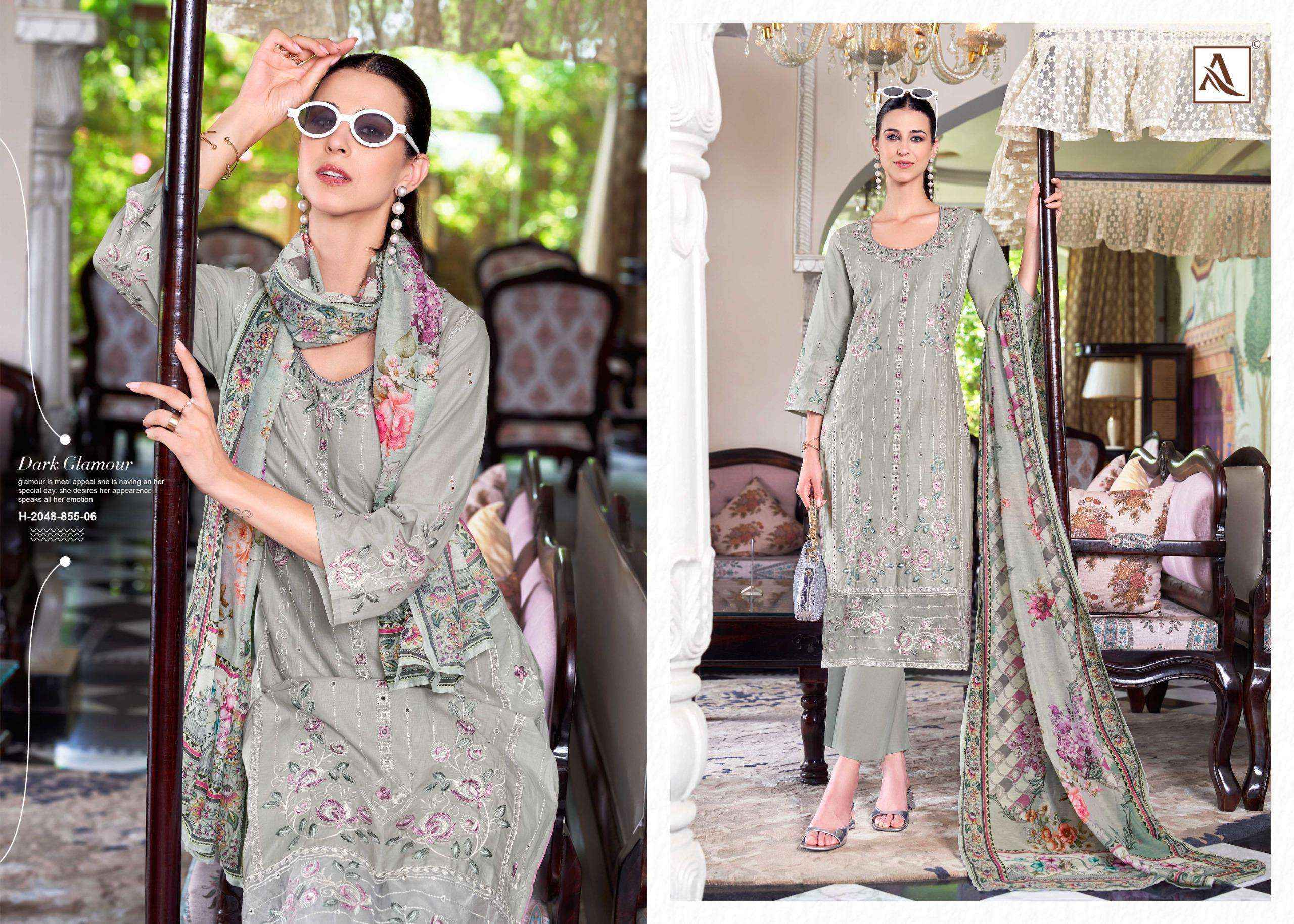 Alok The Libas Lawn Cotton Dress Material Wholesale Price ( 7 pcs Catalogue )