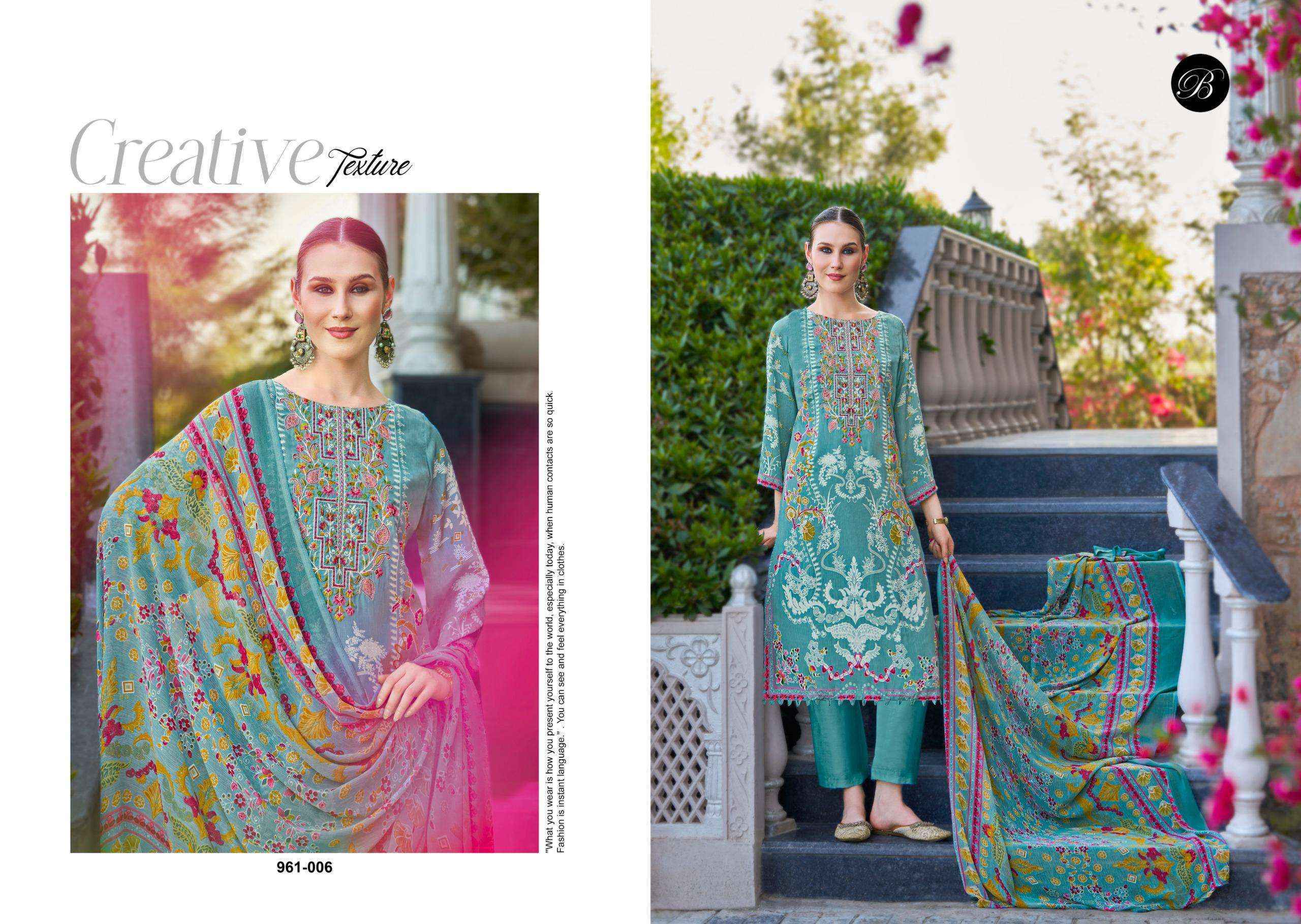 Belliza Gazal Vol 2 Crepe Salwar Kameez Wholesale Rate ( 8 Pcs Catalog )