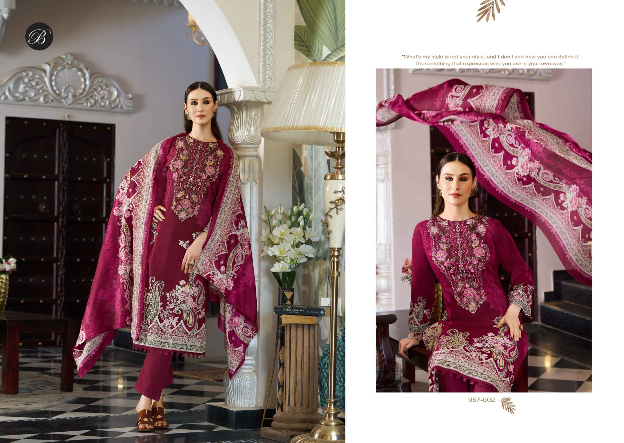 Belliza Naira Vol 134 Cotton Salwar Kameez Wholesale Rate ( 8 Pcs Catalog )