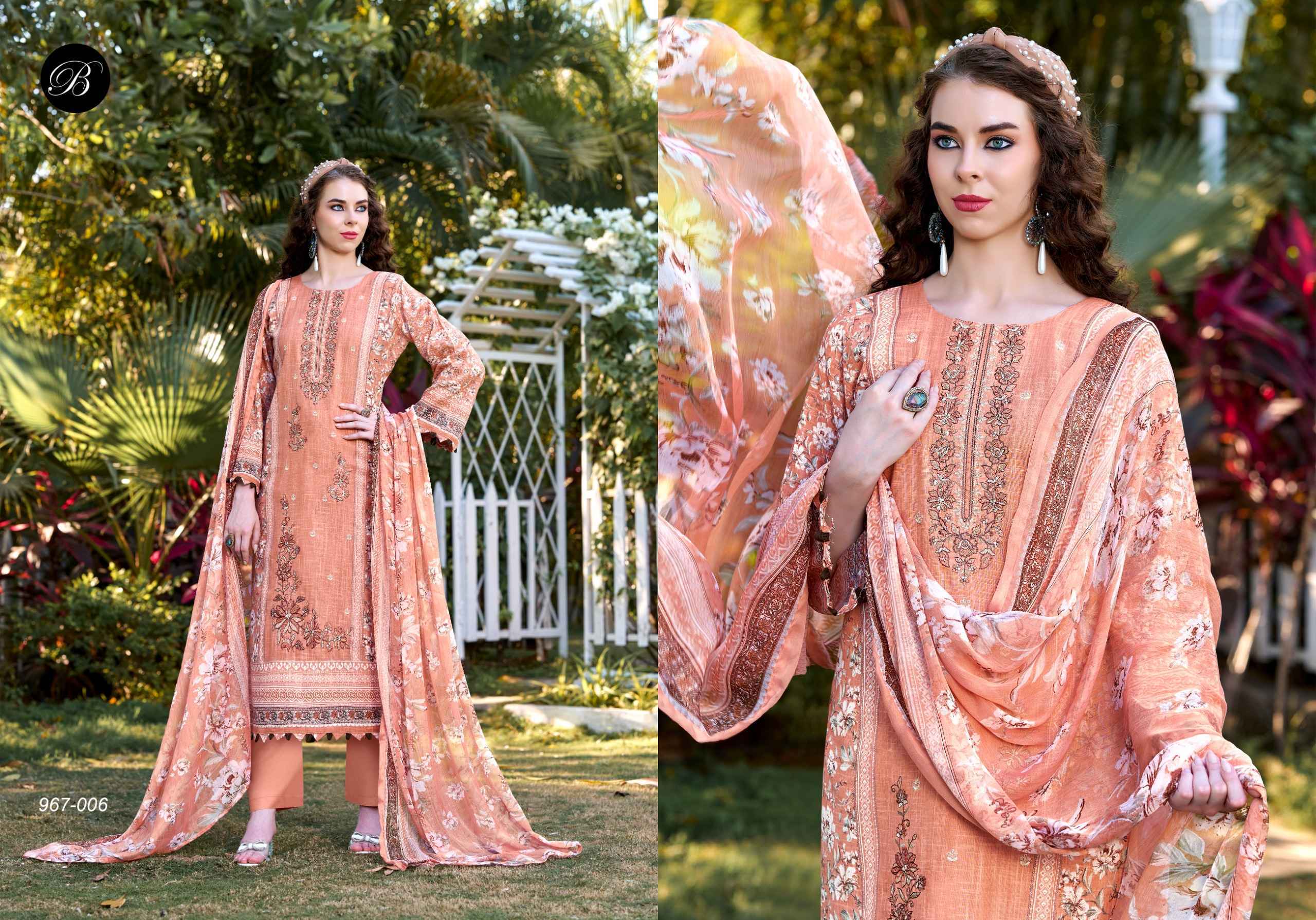 Belliza Rehana Vol 2 Cotton Salwar Kameez Wholesale Rate ( 6 Pcs Catalog )