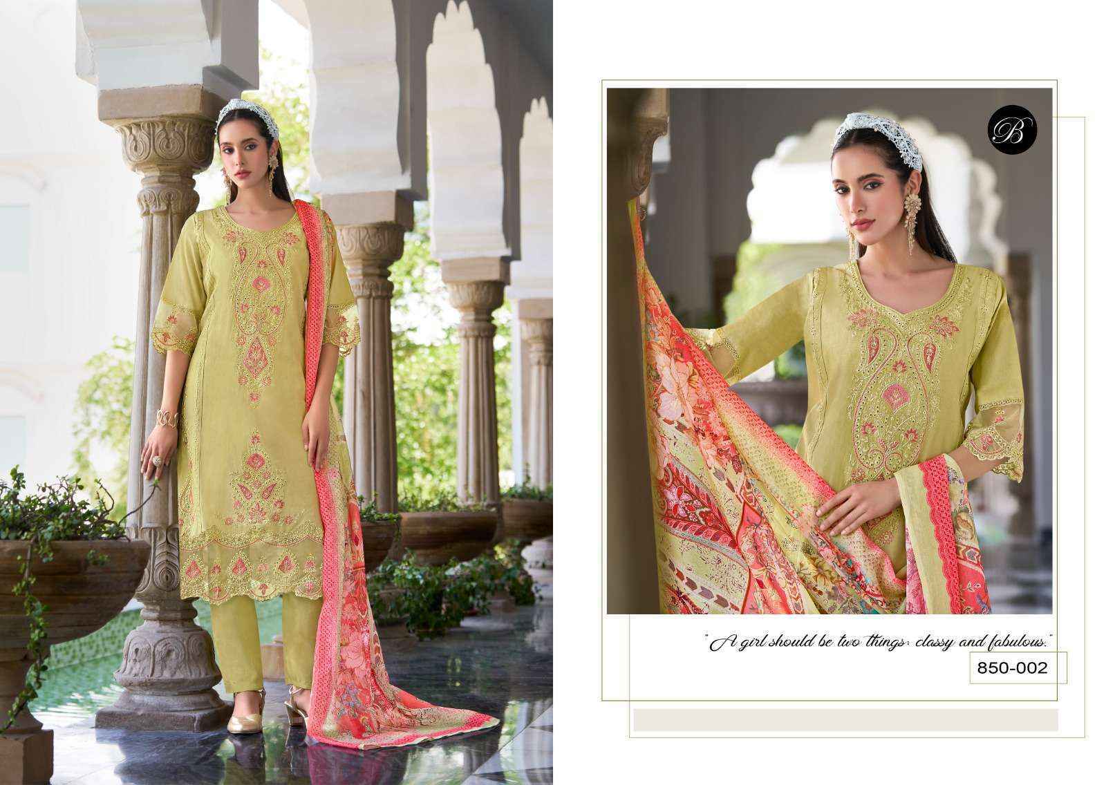 Belliza Zoya Vol 2 Cotton Salwar Kameez Wholesale Rate ( 6 Pcs Catalog )