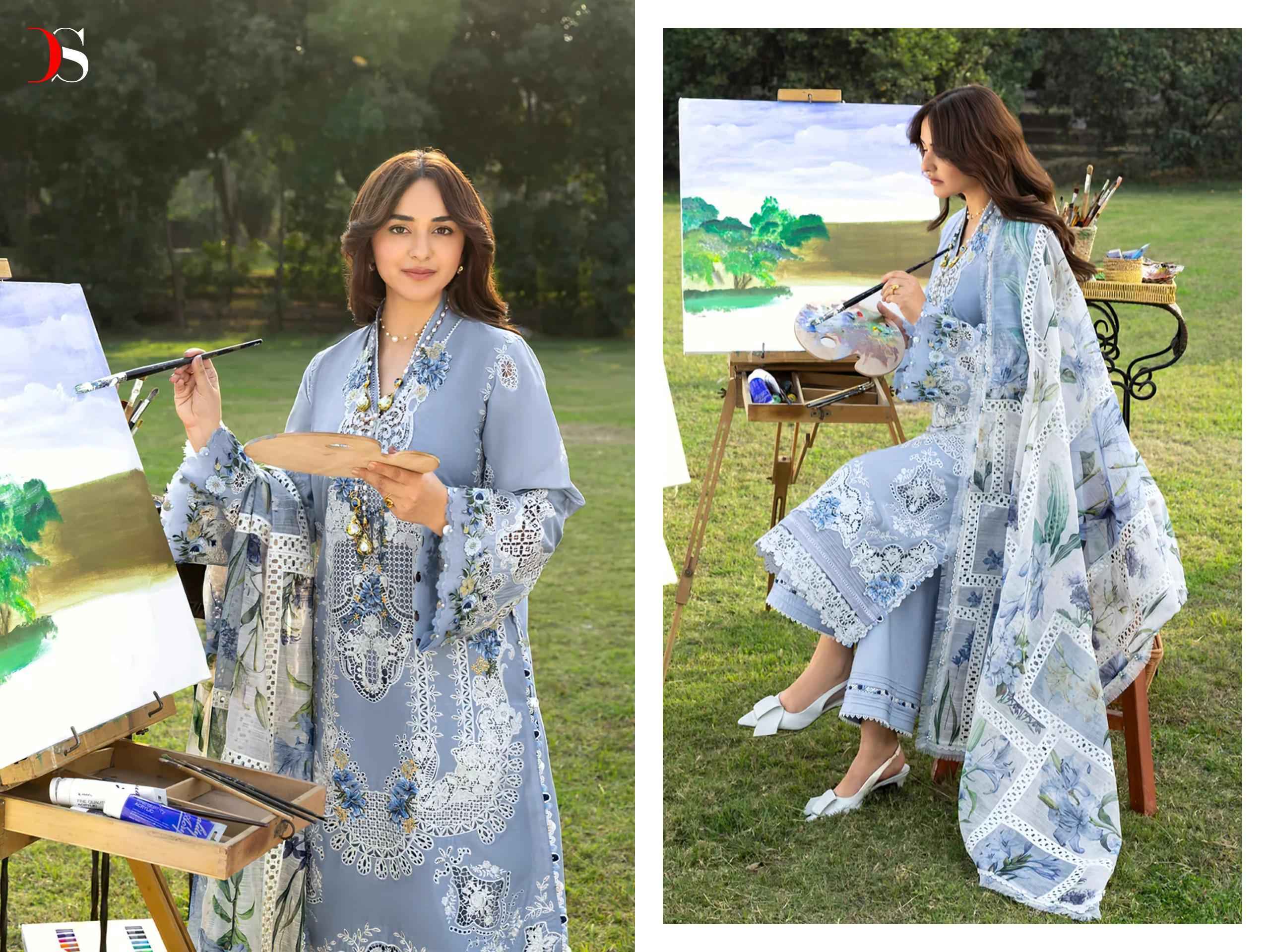 Deepsy Elaf Premium Cotton Salwar Kameez Wholesale Rate ( 6 Pcs Catalog )