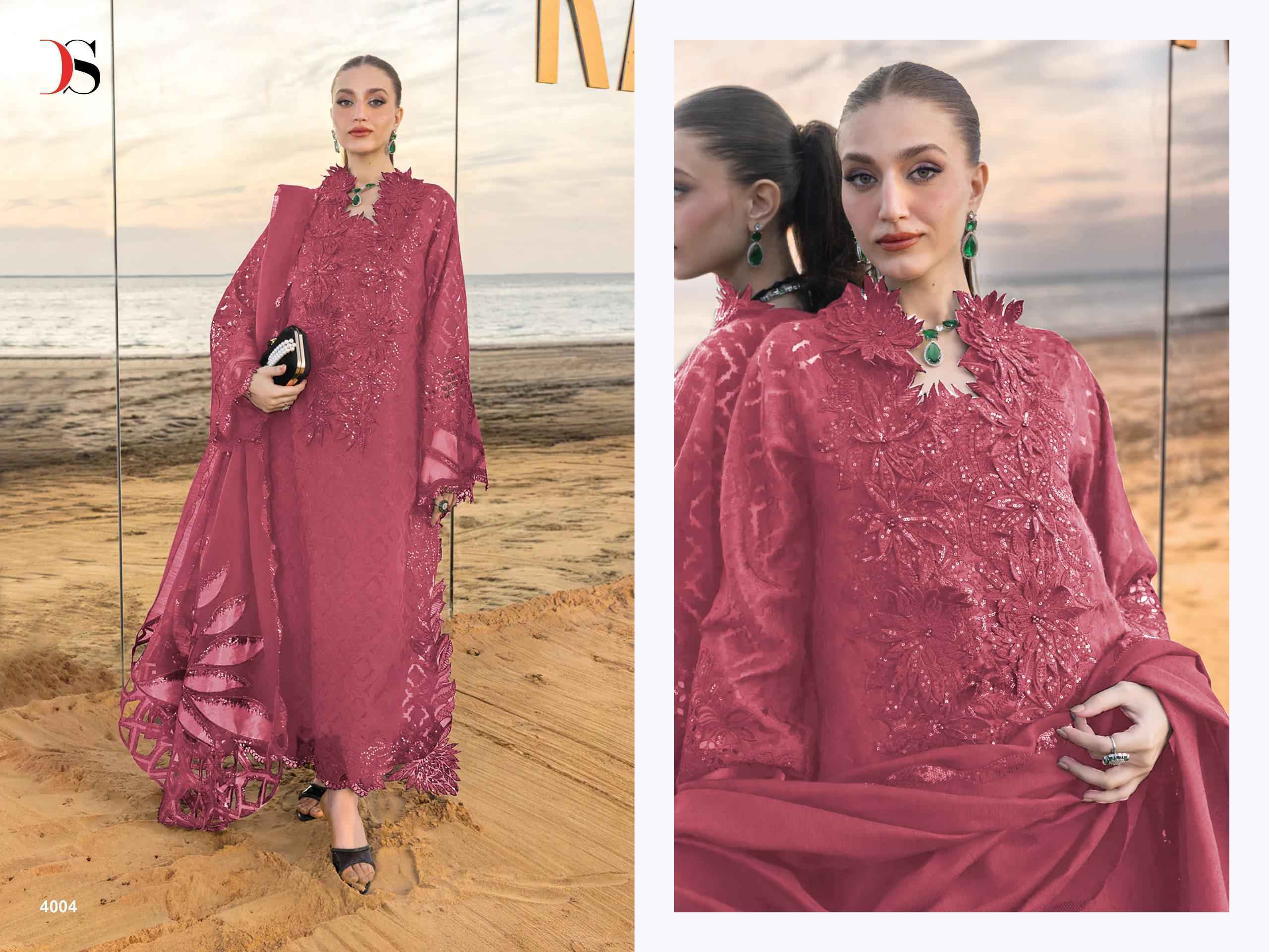 Deepsy Rangraisya Premium Lawn Vol 4 Cotton Salwar Kameez Wholesale Rate ( 6 Pcs Catalog )