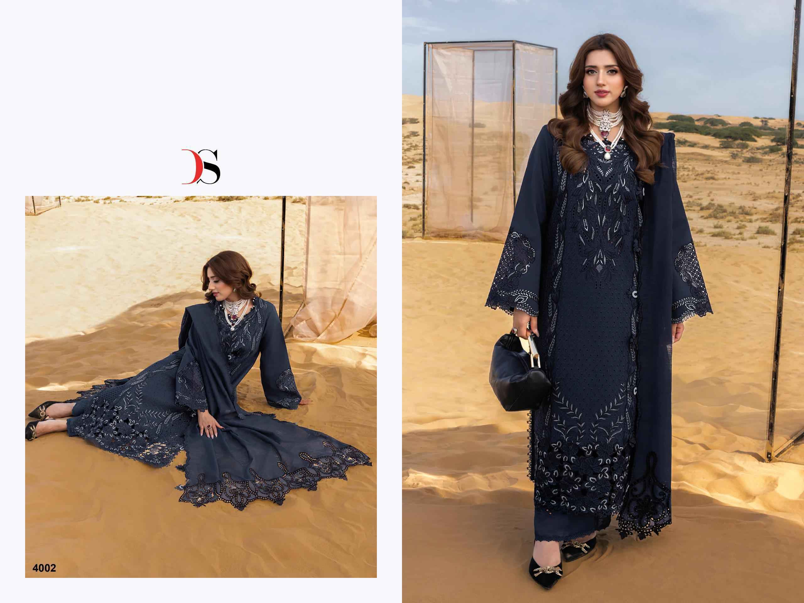 Deepsy Rangraisya Premium Lawn Vol 4 Cotton Salwar Kameez Wholesale Rate ( 6 Pcs Catalog )