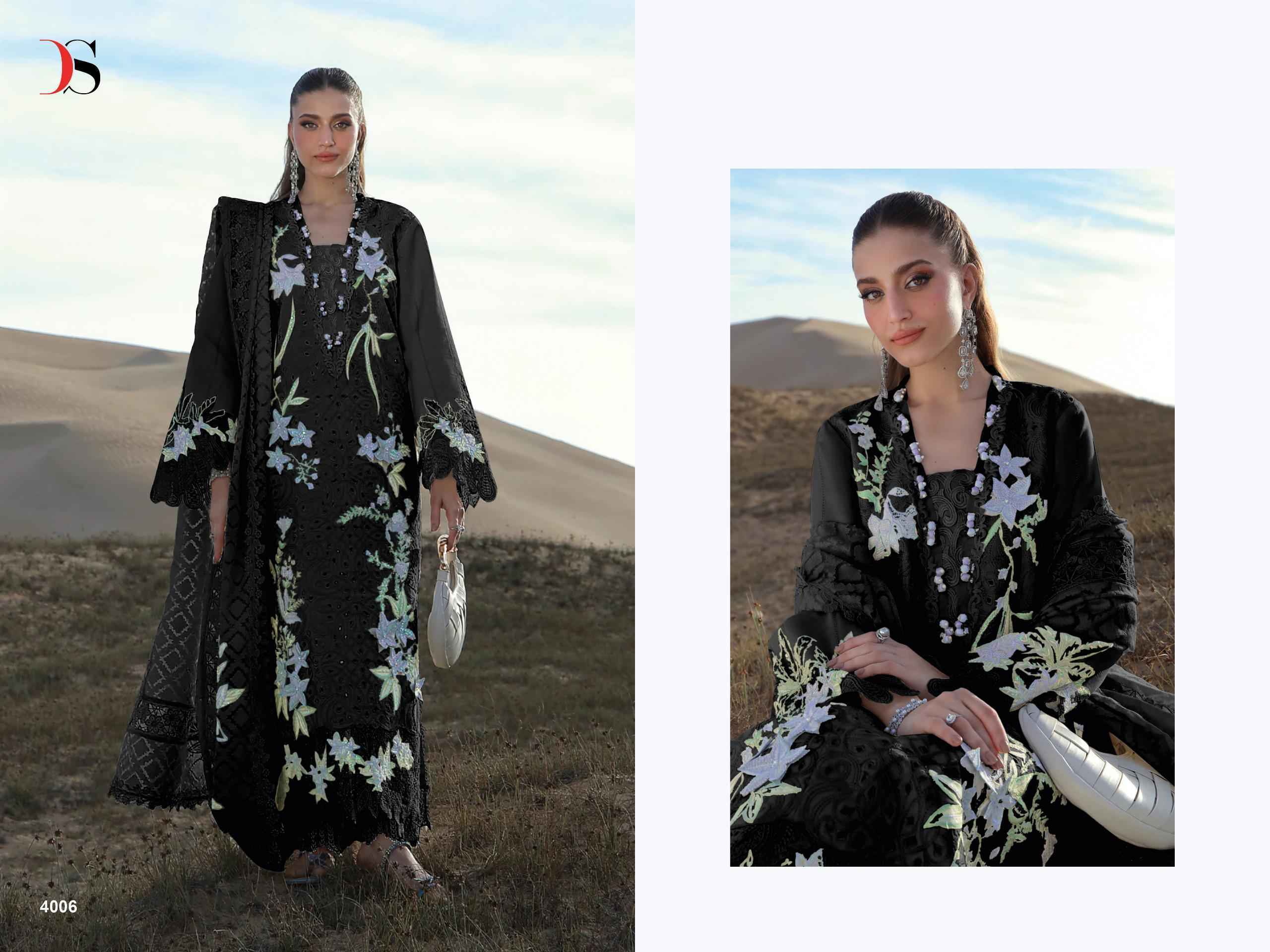 Deepsy Rangraisya Premium Lawn Vol 4 Cotton Salwar Kameez Wholesale Rate ( 6 Pcs Catalog )